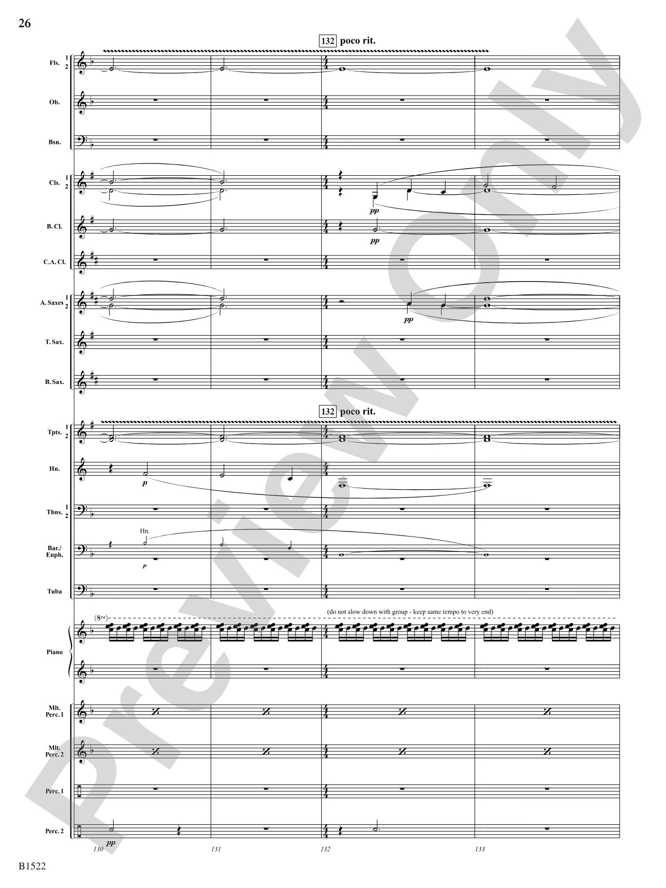 Hypnotic Fireflies: Concert Band Conductor Score & Parts