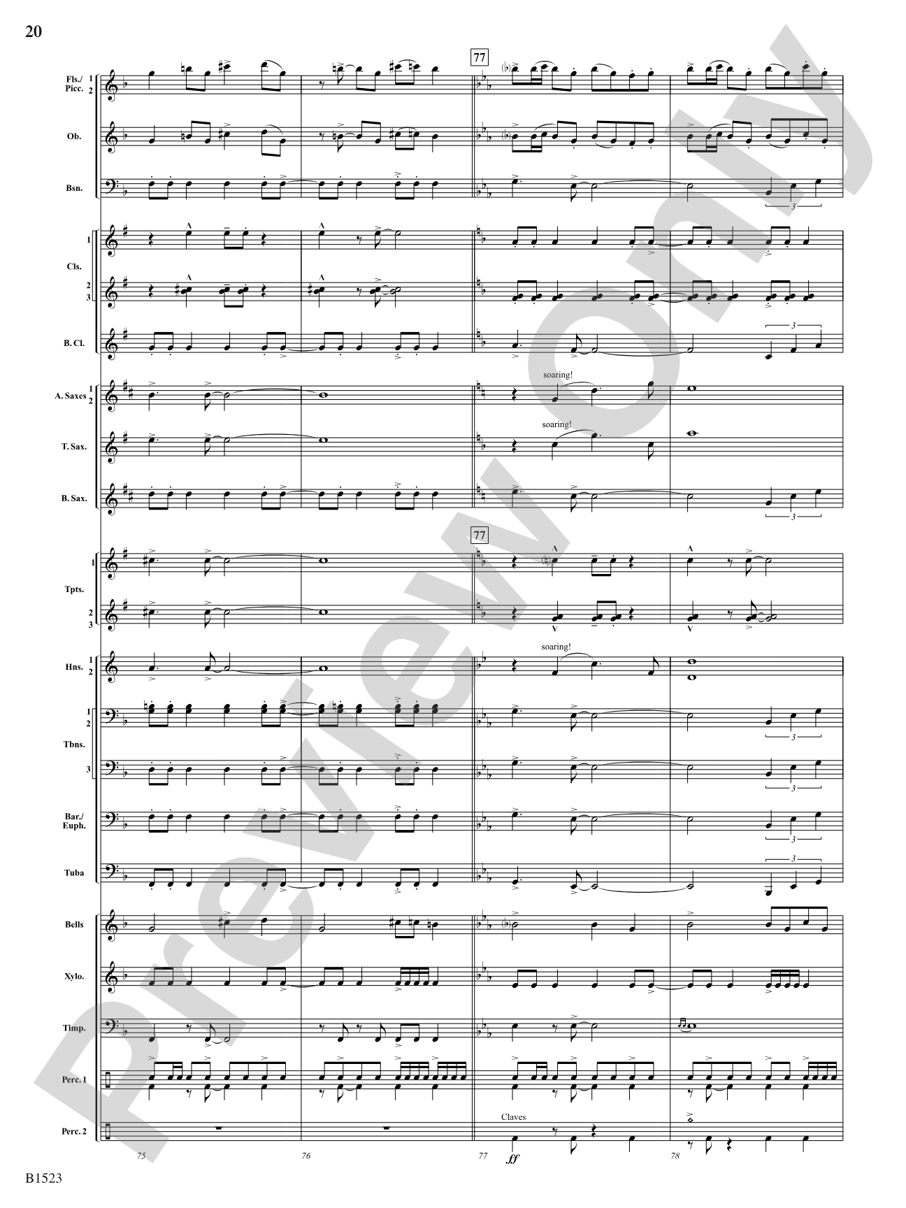 Spyscape: Concert Band Conductor Score & Parts
