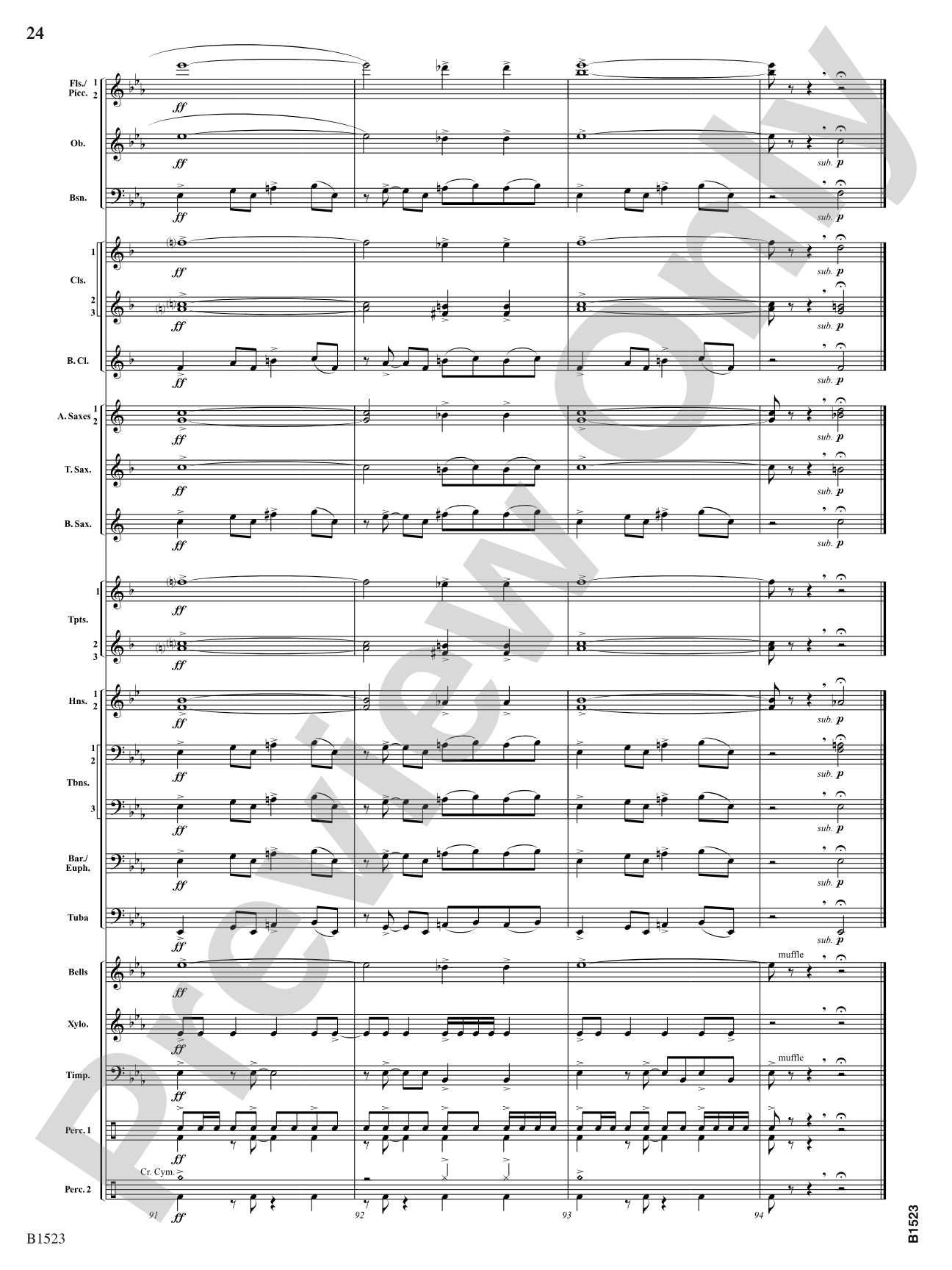 Spyscape: Concert Band Conductor Score & Parts