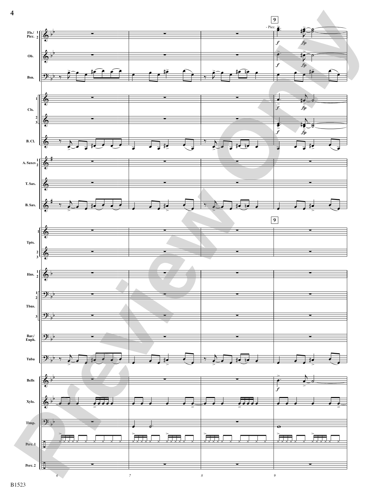 Spyscape: Concert Band Conductor Score & Parts