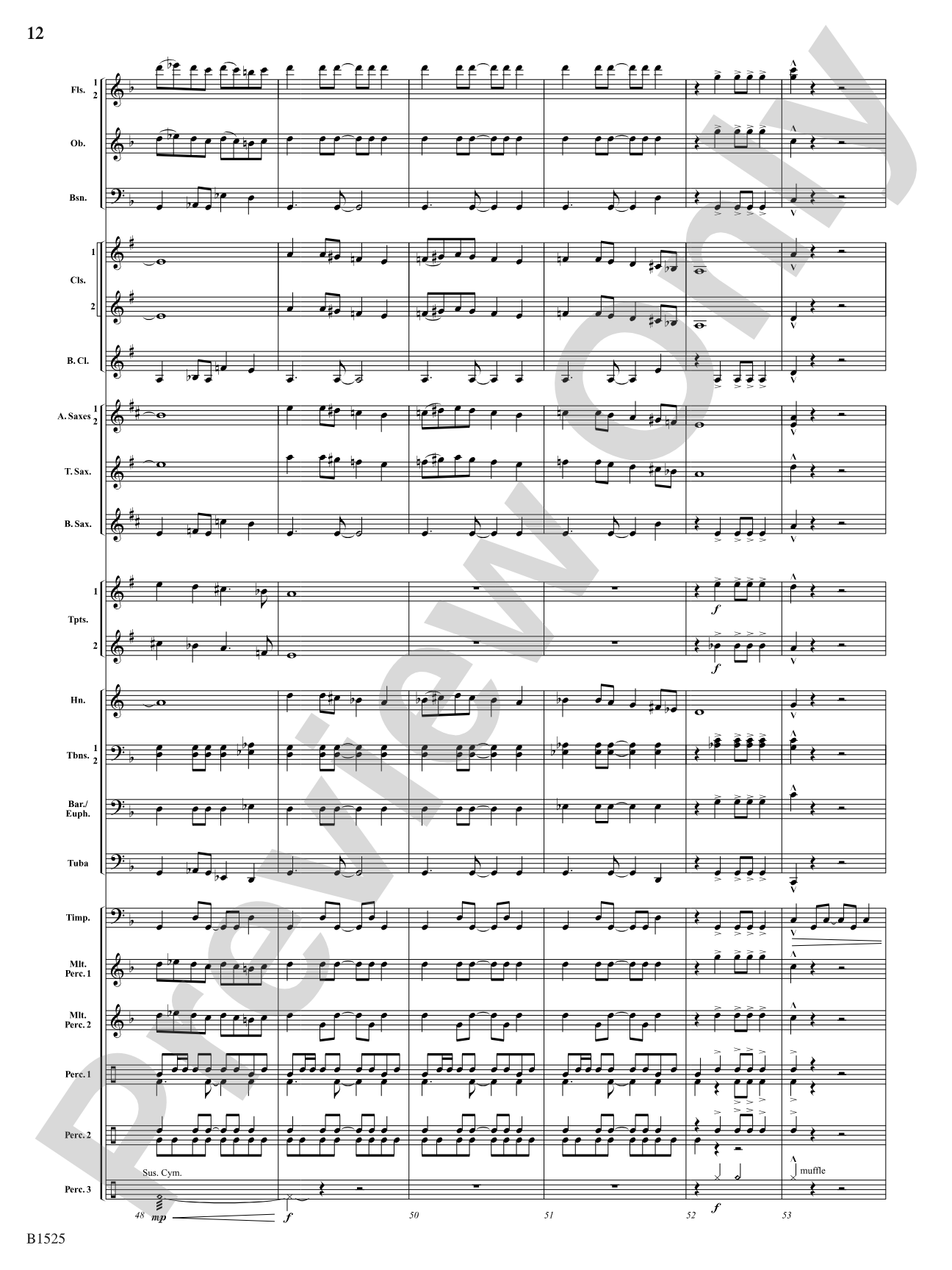 Sun Cycles: Concert Band Conductor Score & Parts