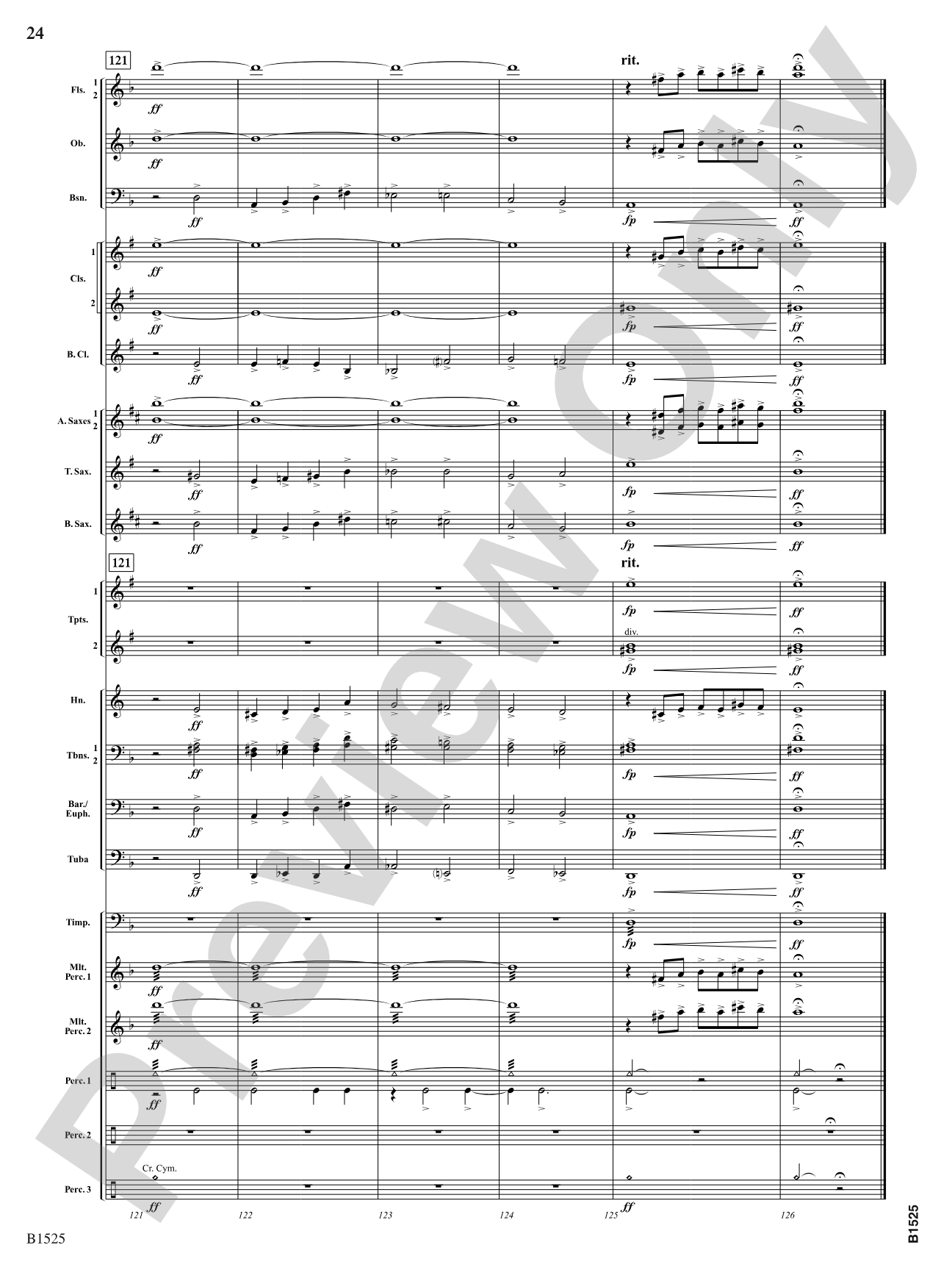 Sun Cycles: Concert Band Conductor Score & Parts