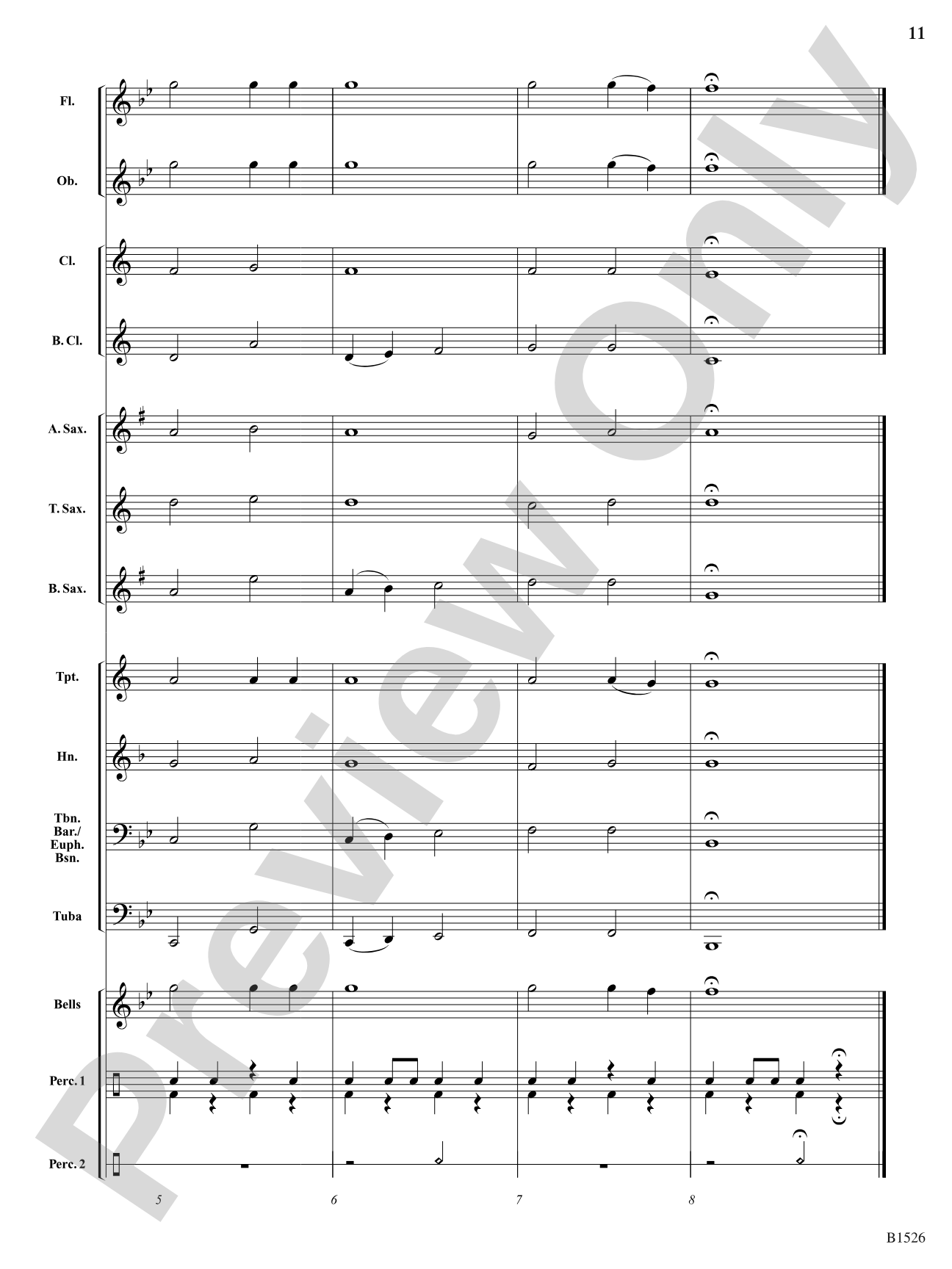 Sousa's Cadets: Concert Band Conductor Score & Parts