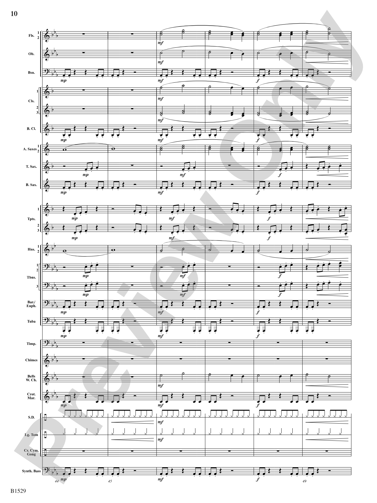 Caliber: Concert Band Conductor Score & Parts