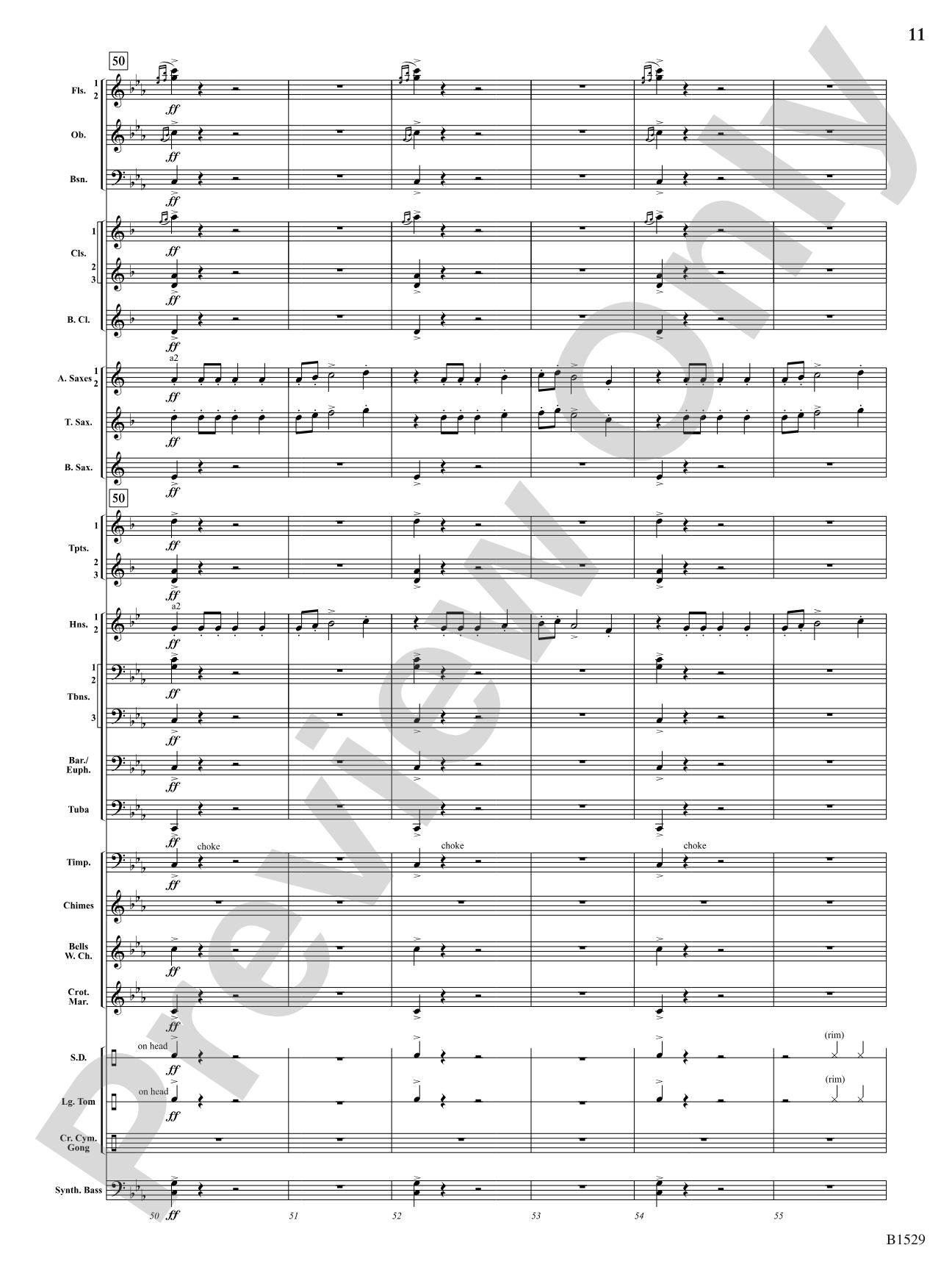 Caliber: Concert Band Conductor Score & Parts