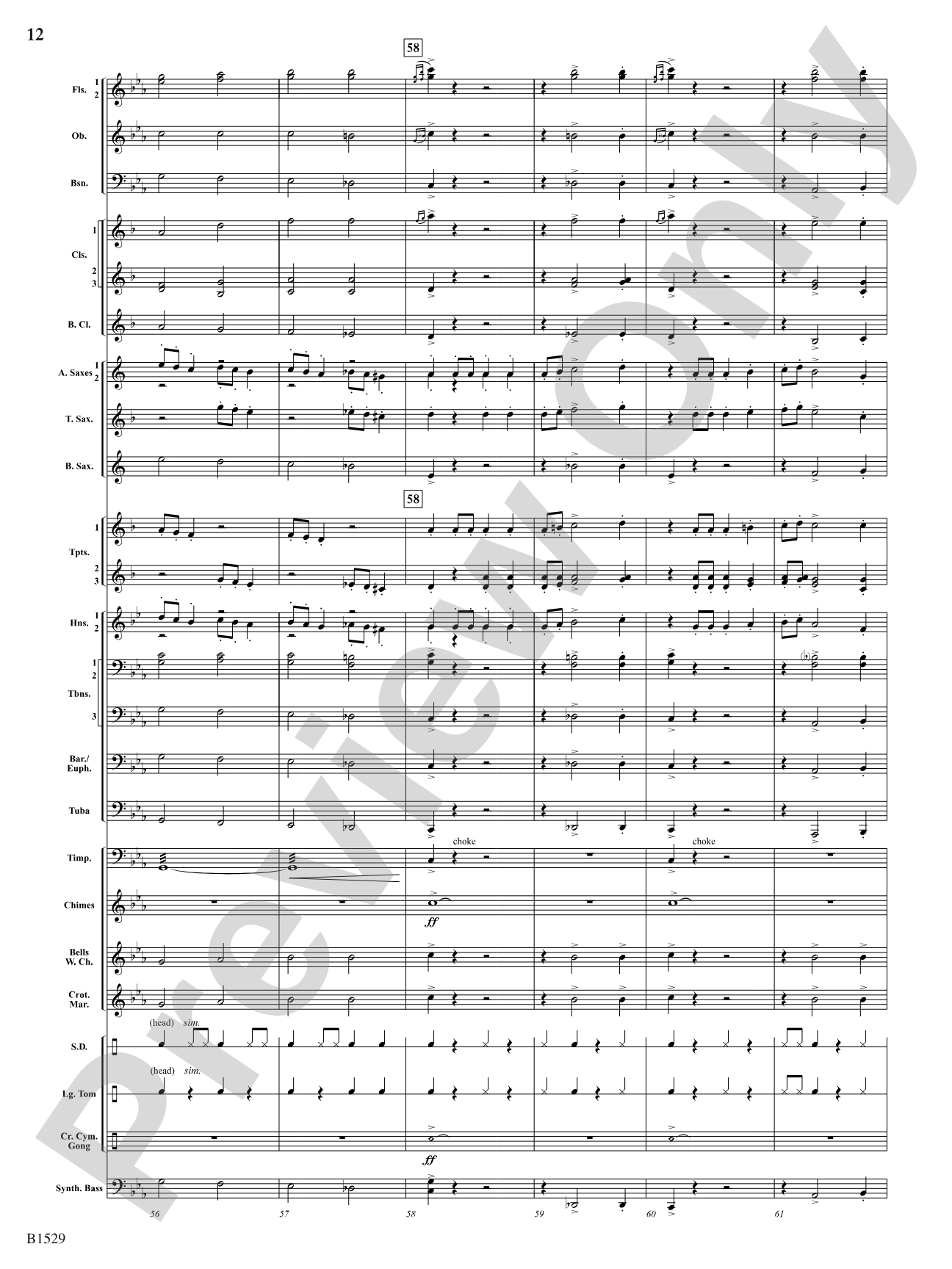 Caliber: Concert Band Conductor Score & Parts