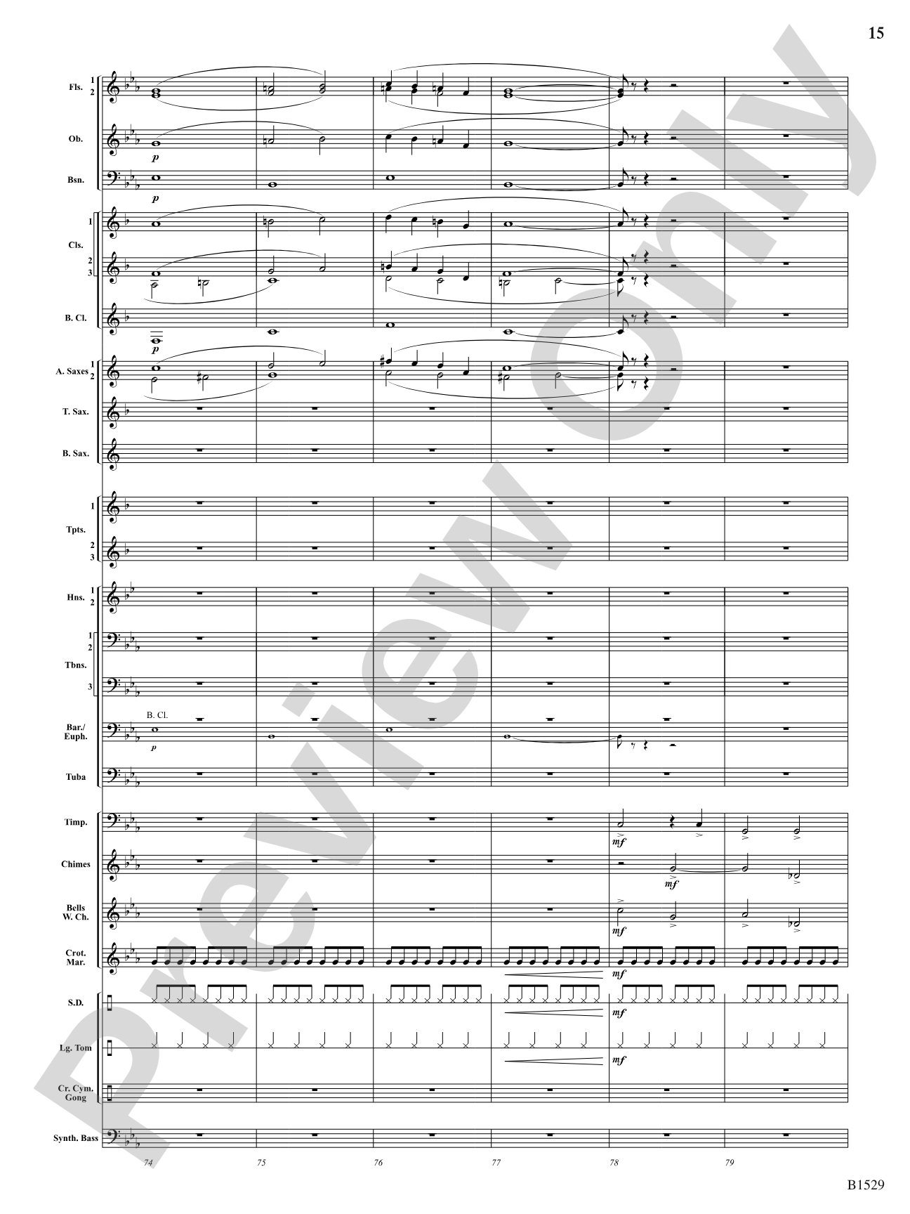 Caliber: Concert Band Conductor Score & Parts