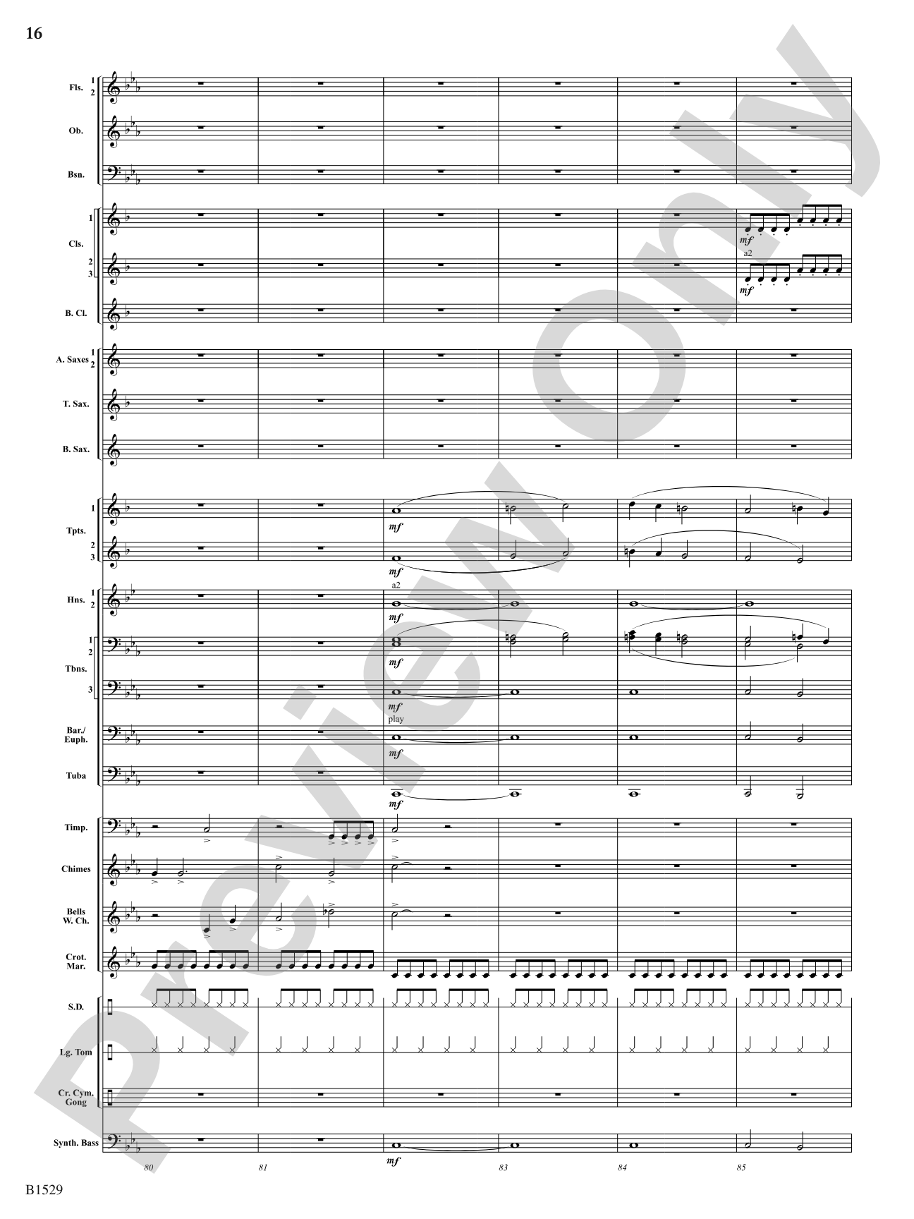 Caliber: Concert Band Conductor Score & Parts