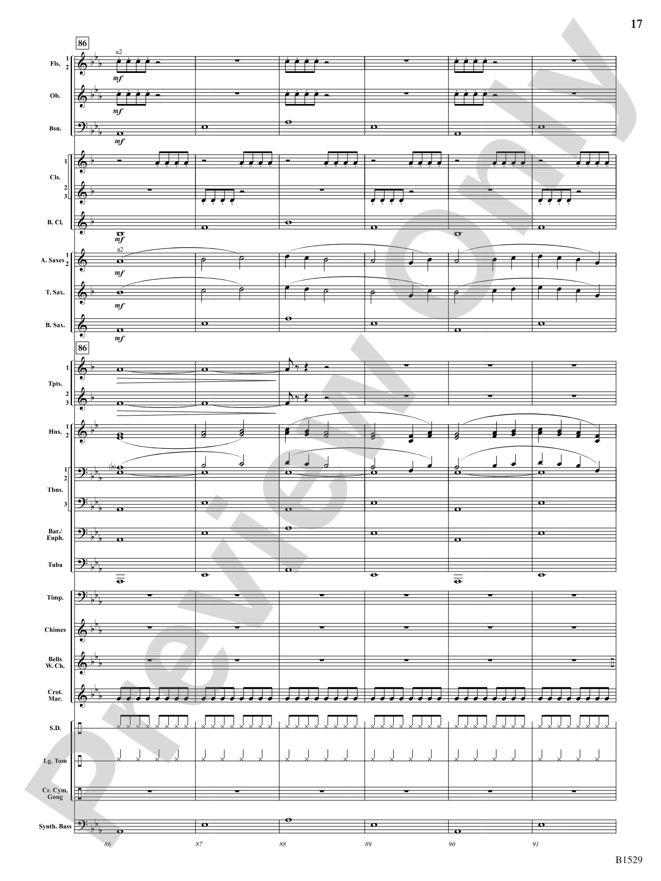 Caliber: Concert Band Conductor Score & Parts