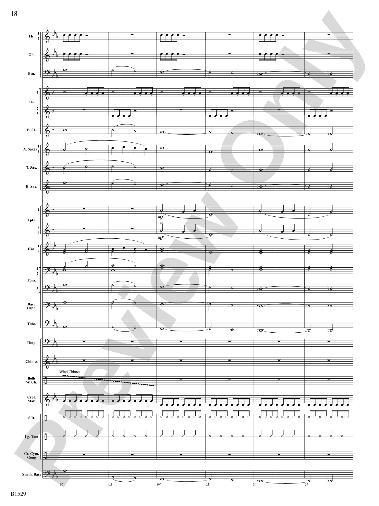 Caliber: Concert Band Conductor Score & Parts