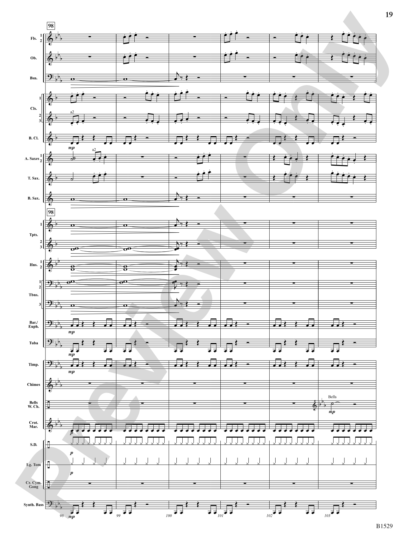 Caliber: Concert Band Conductor Score & Parts