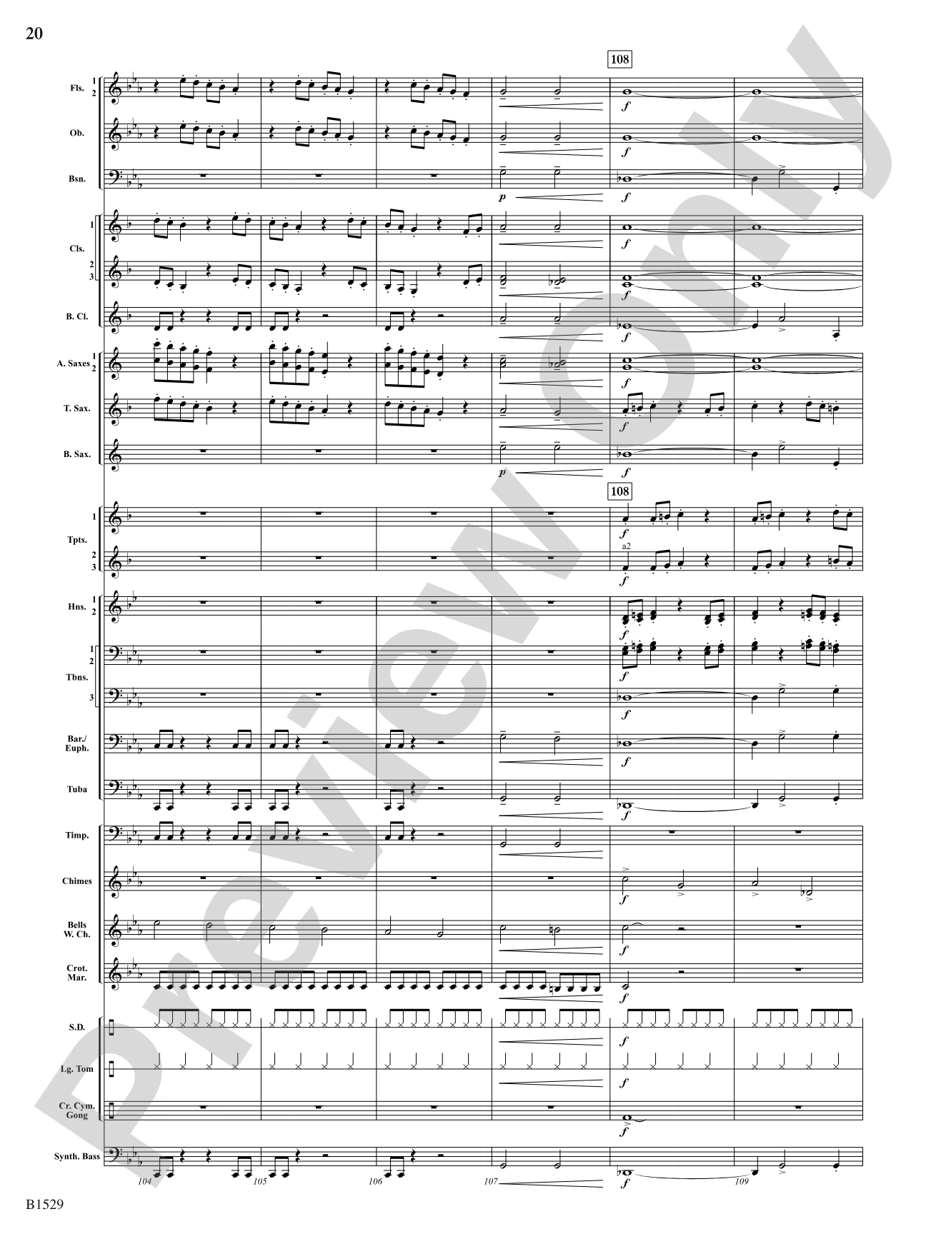 Caliber: Concert Band Conductor Score & Parts
