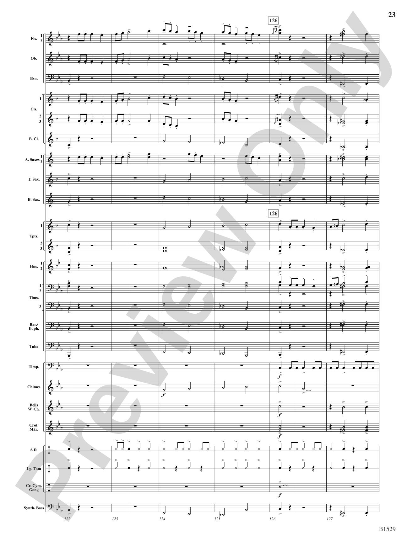 Caliber: Concert Band Conductor Score & Parts