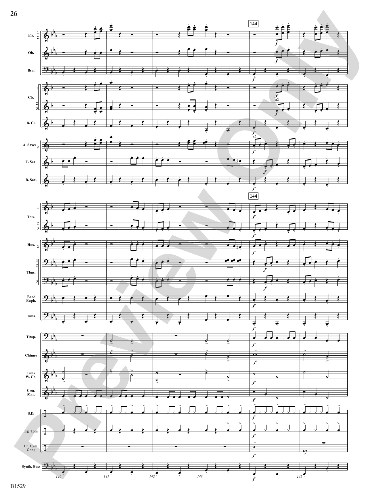 Caliber: Concert Band Conductor Score & Parts