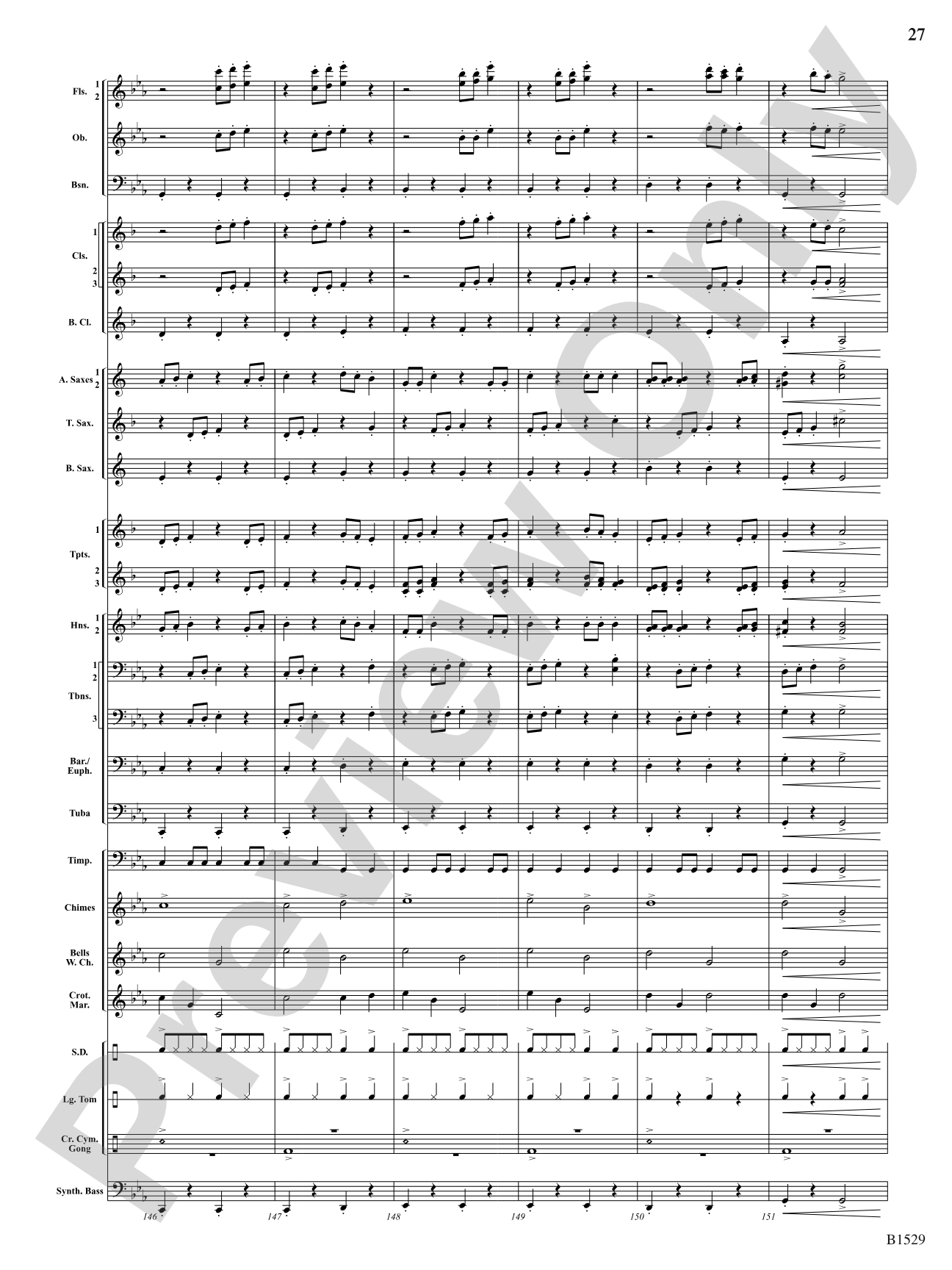 Caliber: Concert Band Conductor Score & Parts