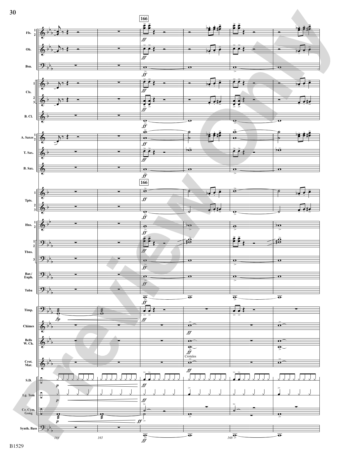 Caliber: Concert Band Conductor Score & Parts