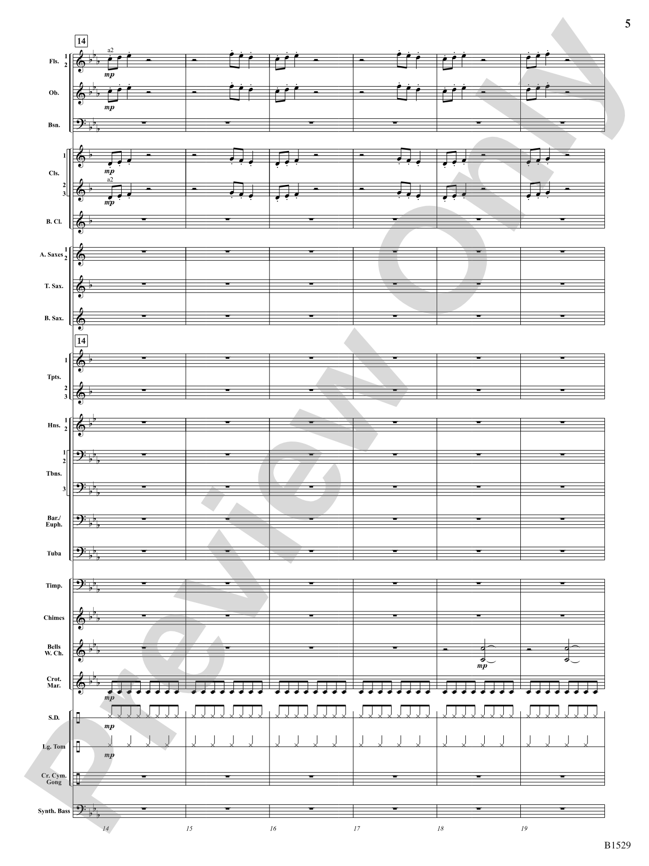 Caliber: Concert Band Conductor Score & Parts