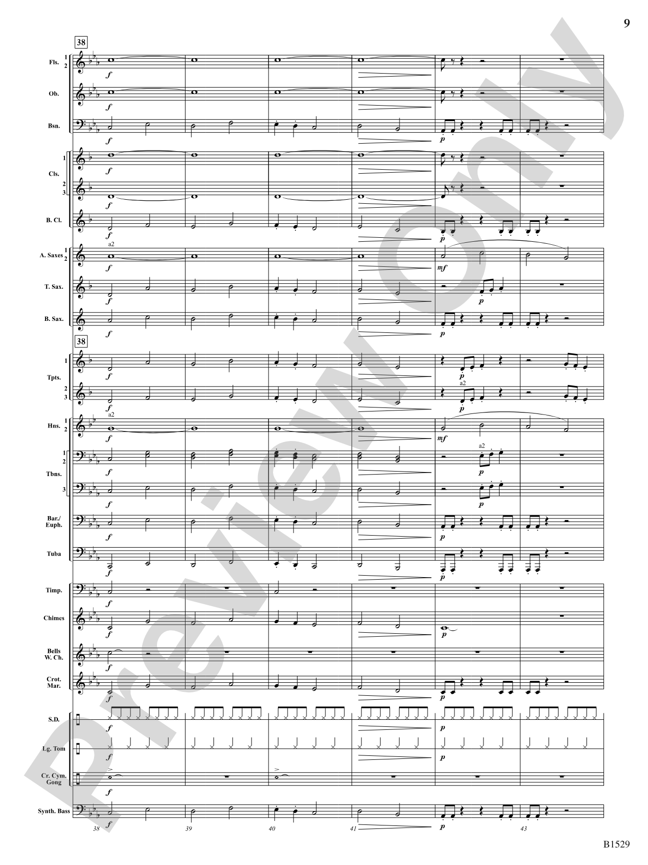 Caliber: Concert Band Conductor Score & Parts