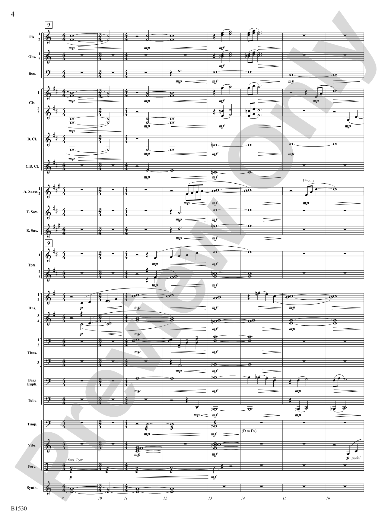 Still: Concert Band Conductor Score & Parts