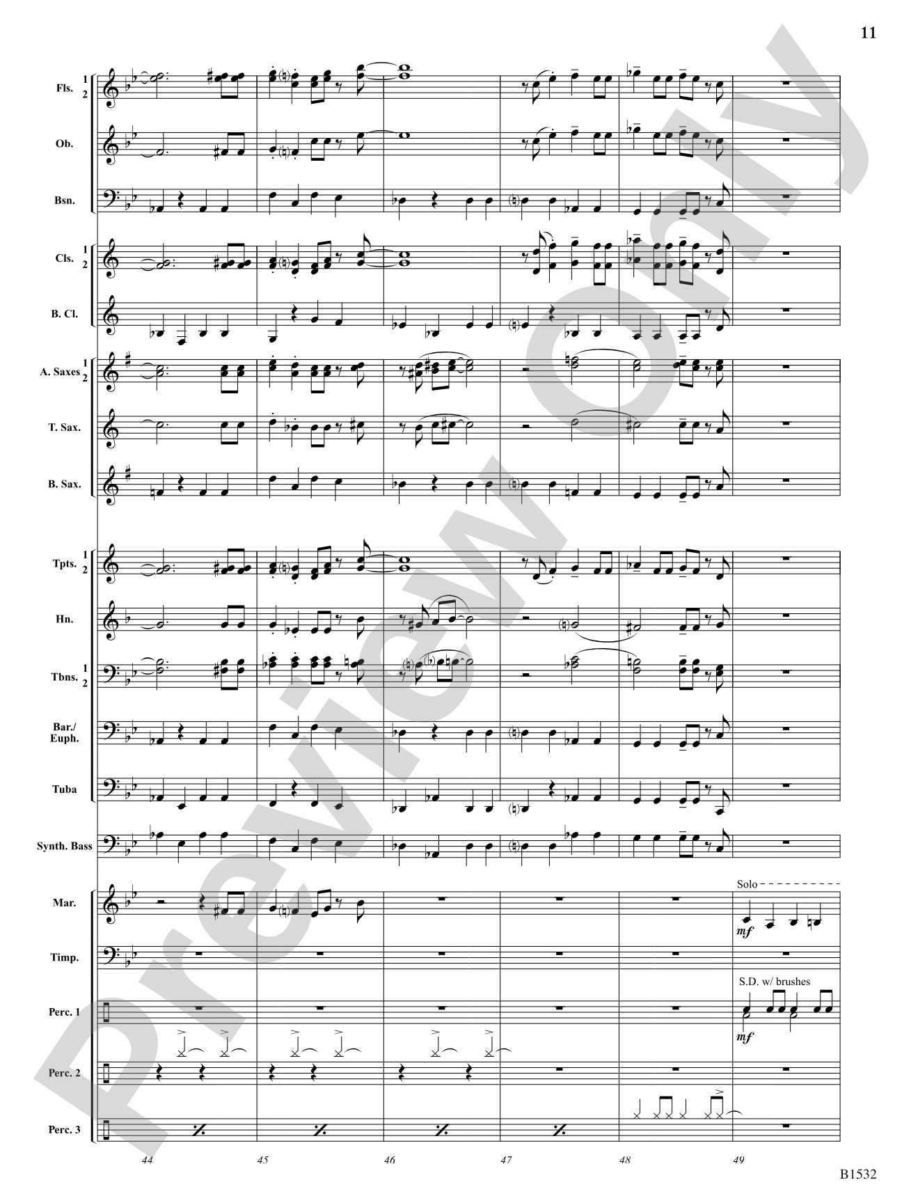 Harlequin Dance: Concert Band Conductor Score & Parts