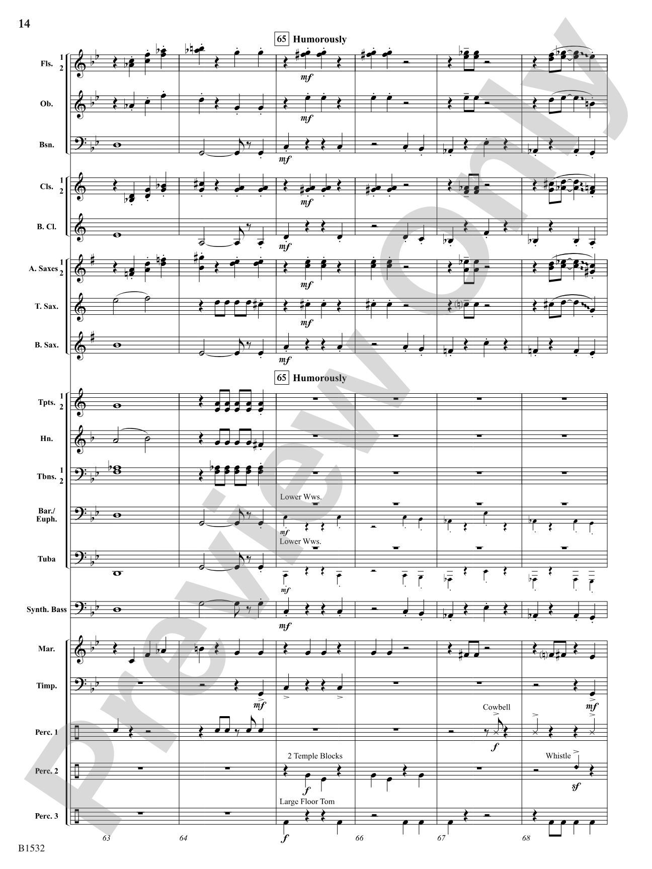 Harlequin Dance: Concert Band Conductor Score & Parts