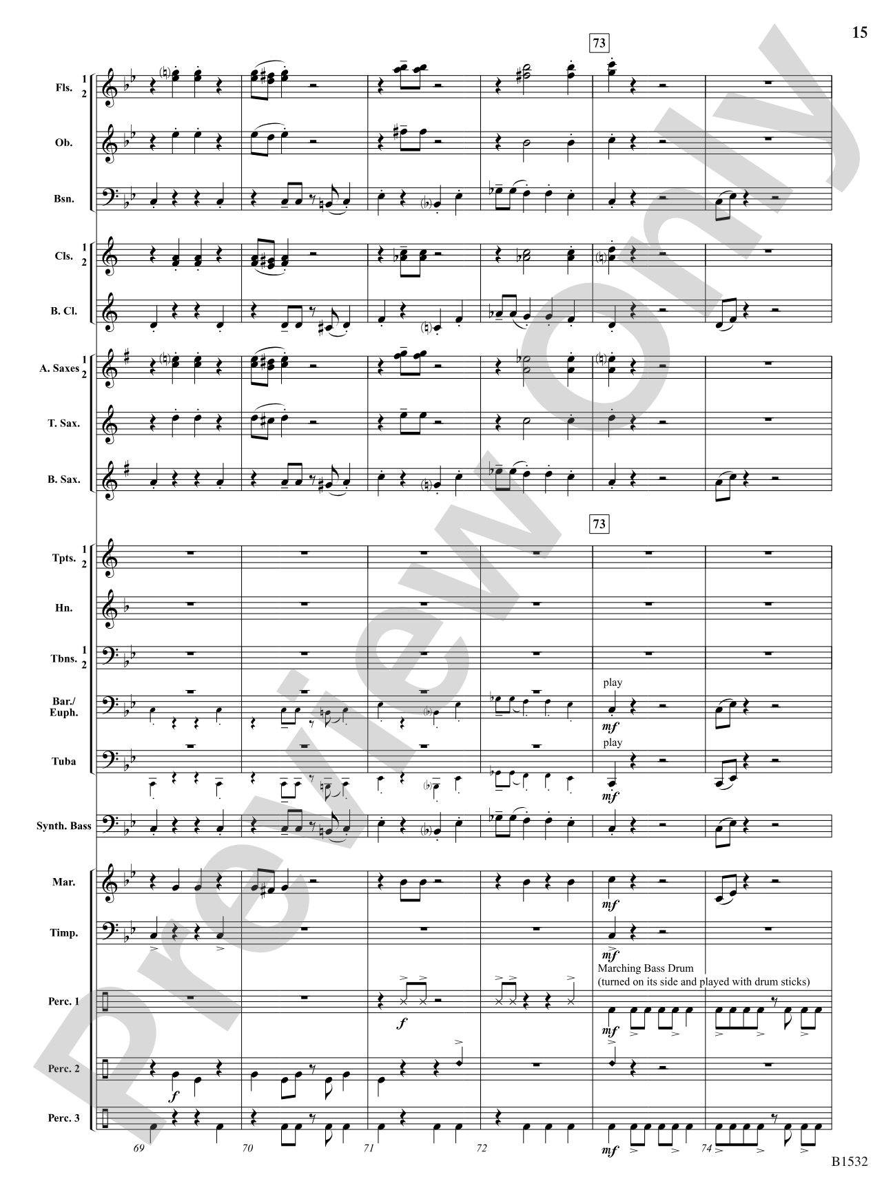 Harlequin Dance: Concert Band Conductor Score & Parts