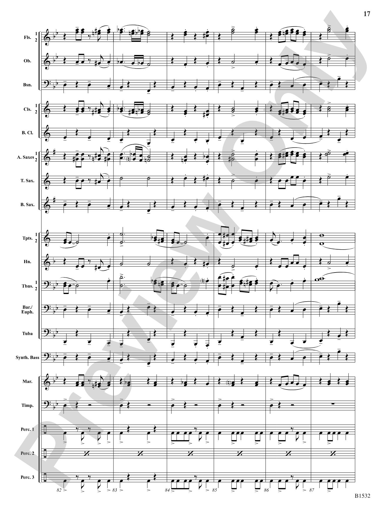 Harlequin Dance: Concert Band Conductor Score & Parts