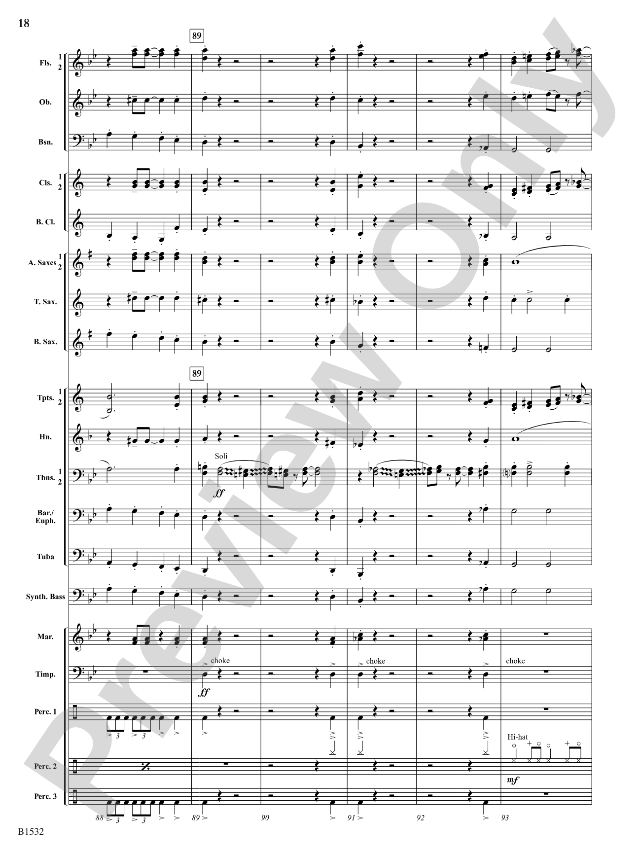 Harlequin Dance: Concert Band Conductor Score & Parts