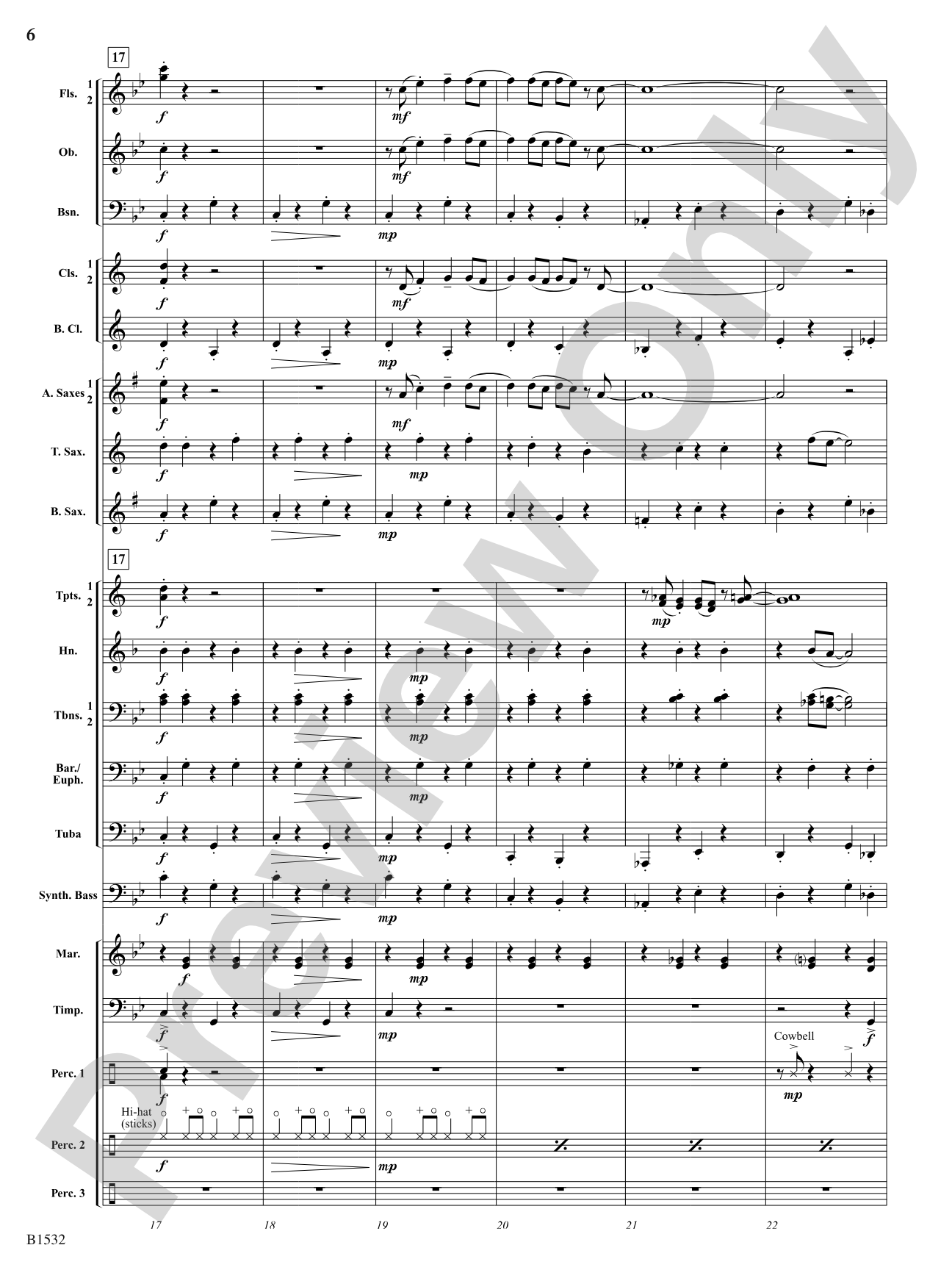 Harlequin Dance: Concert Band Conductor Score & Parts