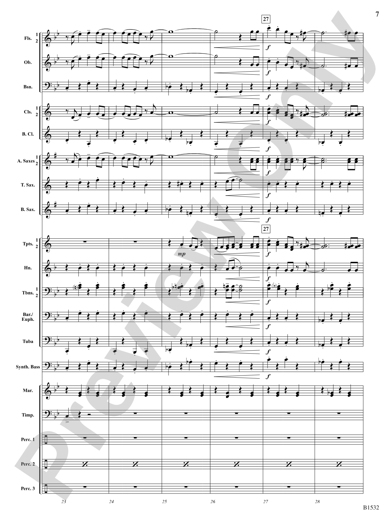 Harlequin Dance: Concert Band Conductor Score & Parts