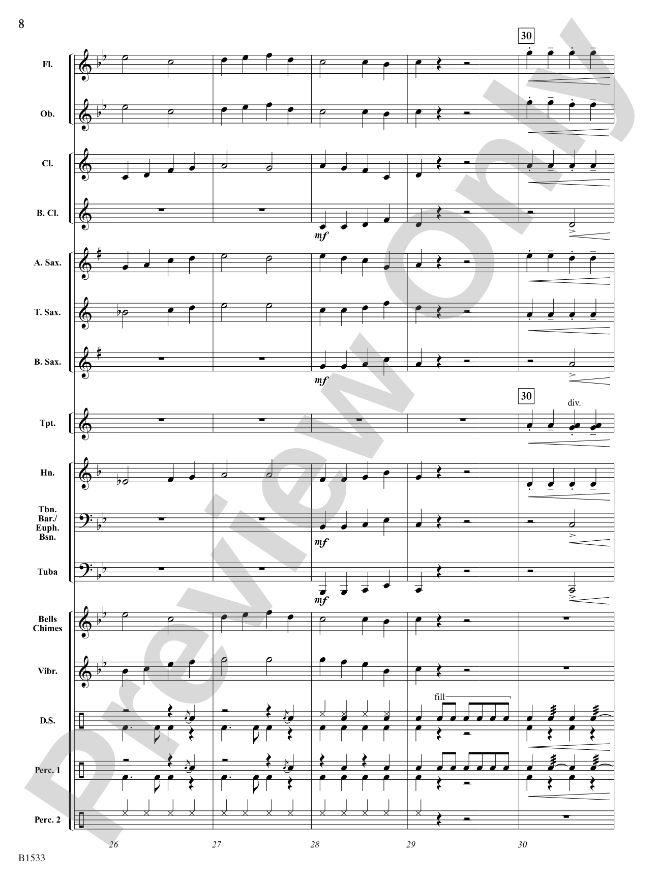 Reason to Rock: Concert Band Conductor Score & Parts