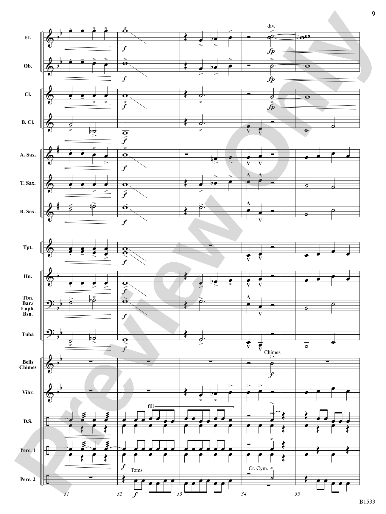 Reason to Rock: Concert Band Conductor Score & Parts
