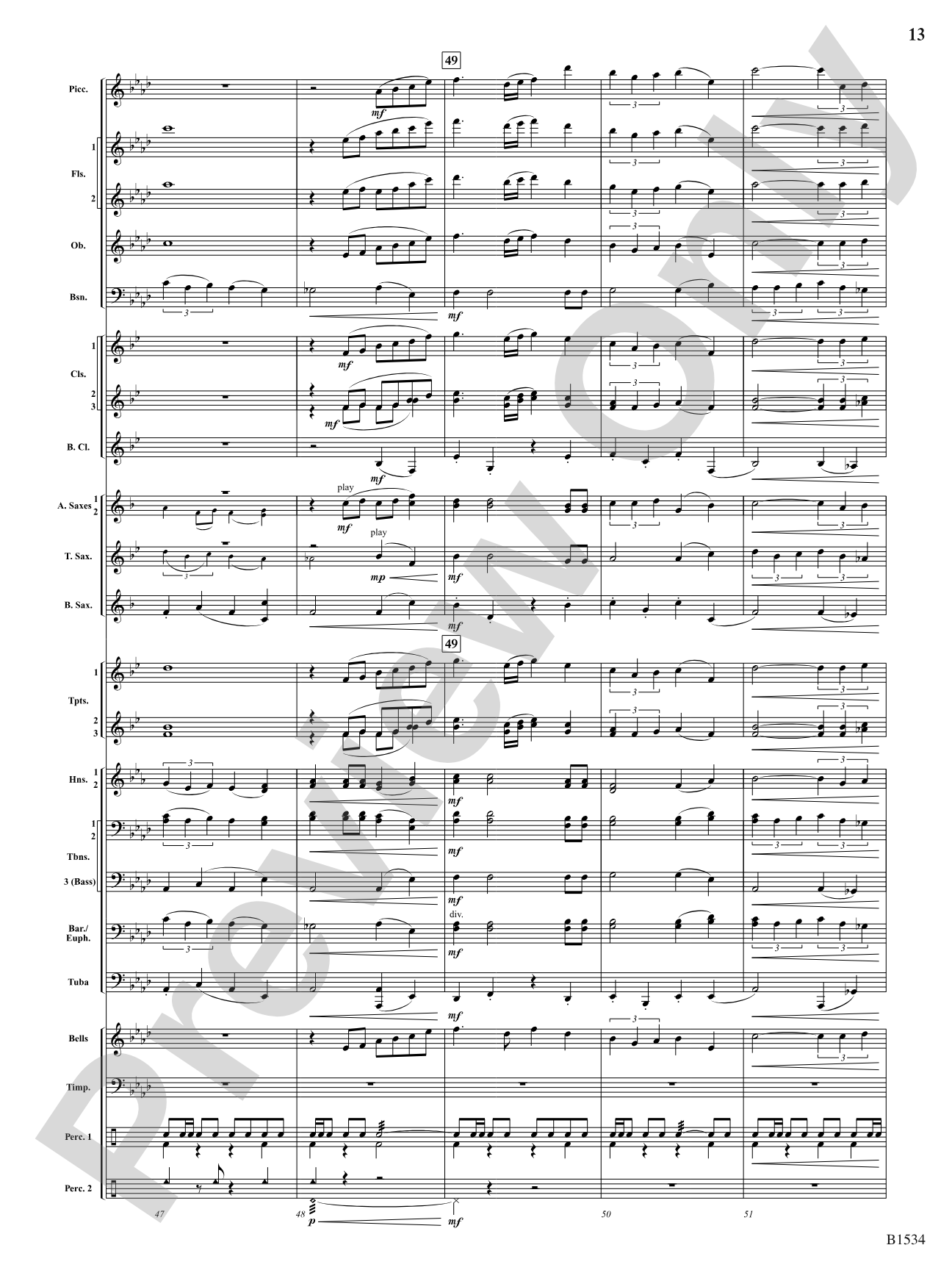 Carnegie Anthem: Concert Band Conductor Score & Parts