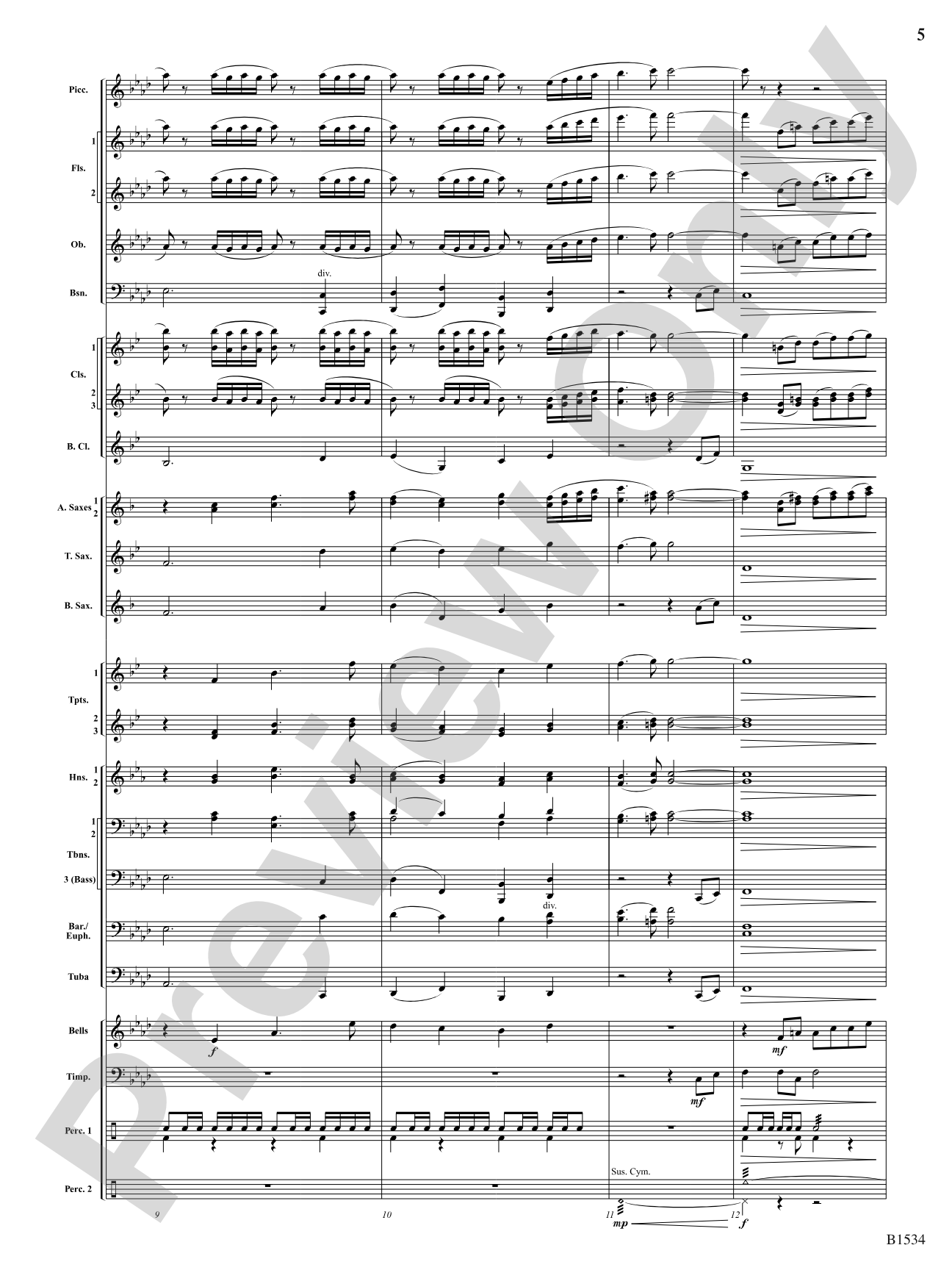 Carnegie Anthem: Concert Band Conductor Score & Parts