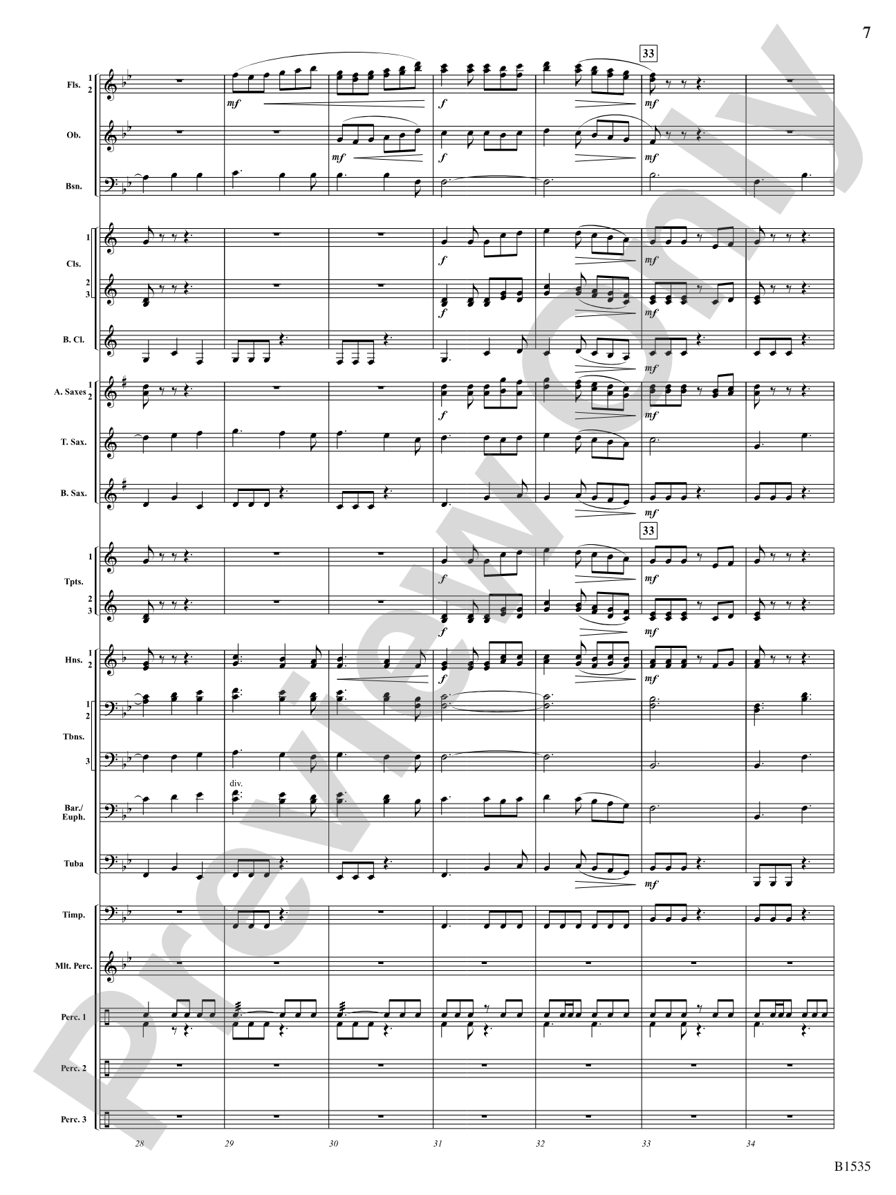 Jubilant Flourishes: Concert Band Conductor Score & Parts