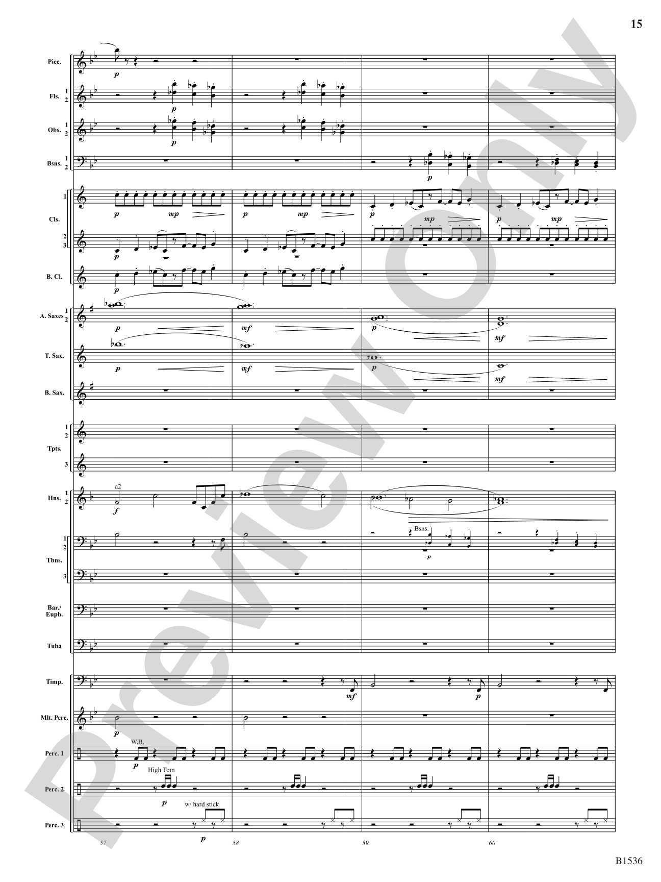 To the Sky: Concert Band Conductor Score & Parts