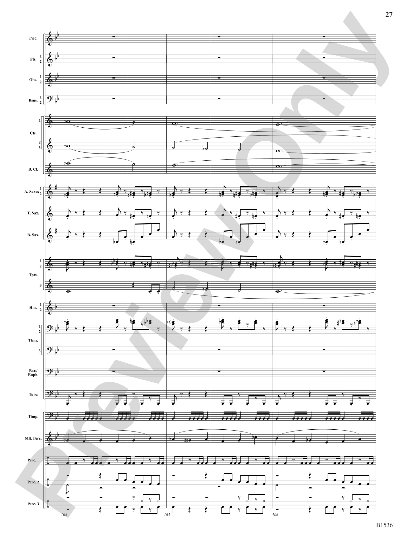 To the Sky: Concert Band Conductor Score & Parts