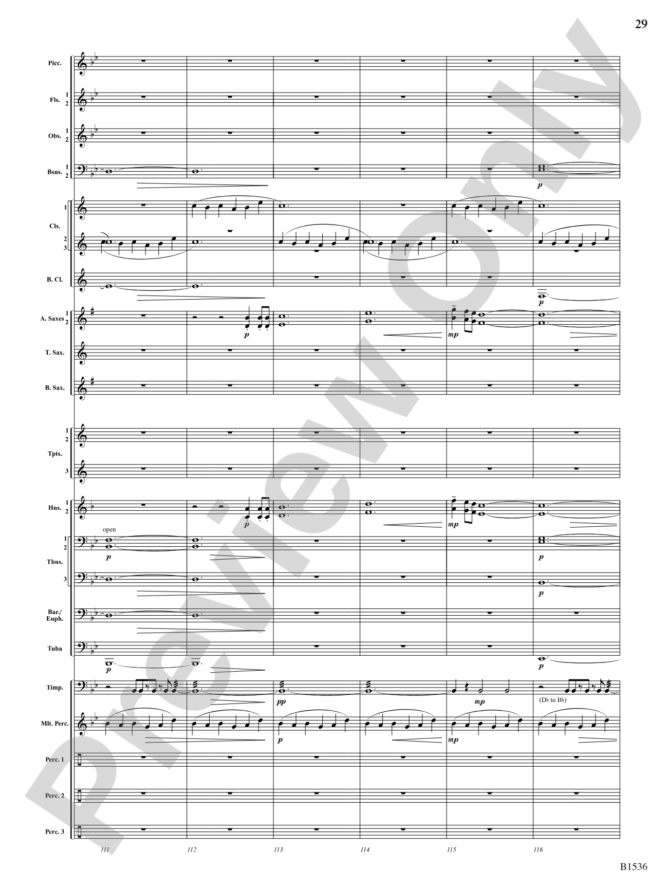 To the Sky: Concert Band Conductor Score & Parts