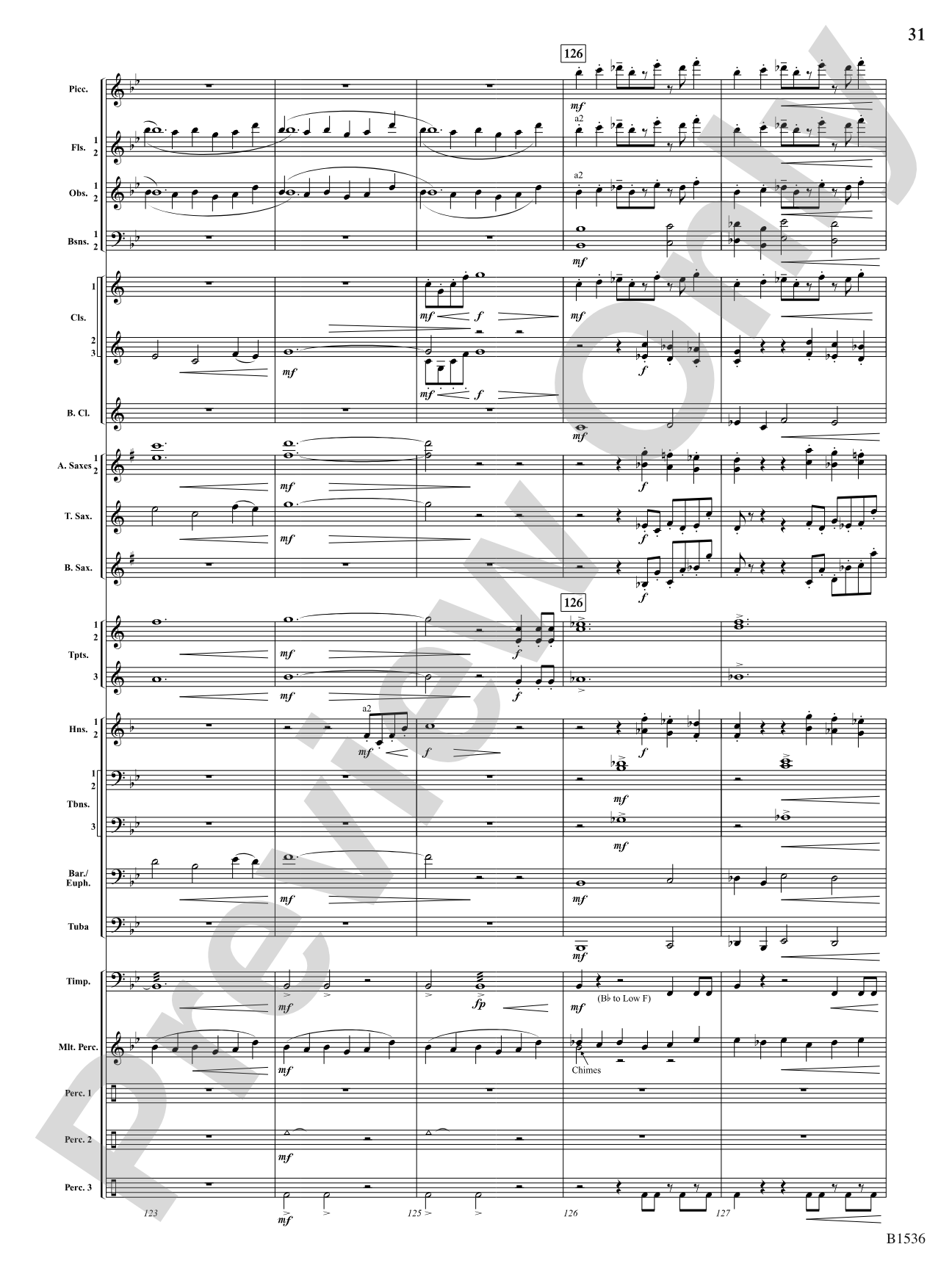 To the Sky: Concert Band Conductor Score & Parts