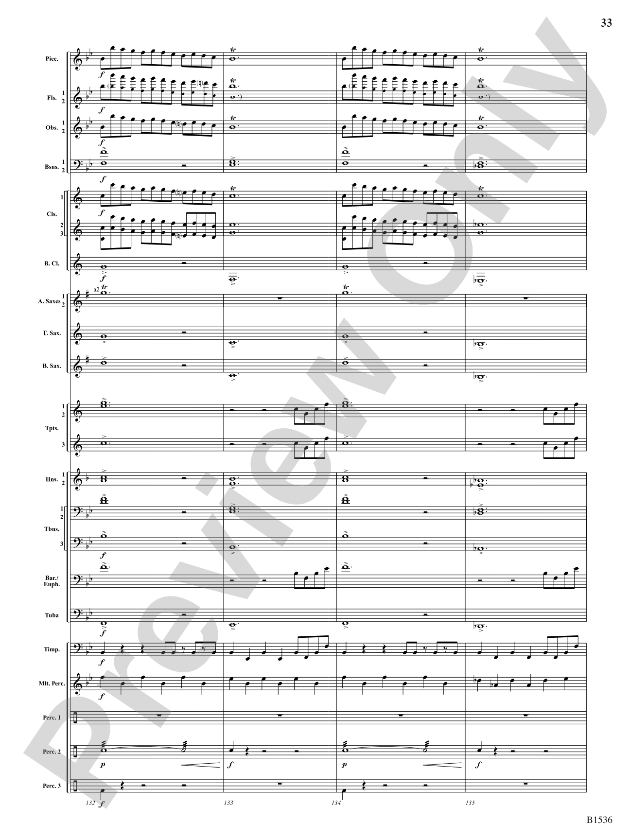 To the Sky: Concert Band Conductor Score & Parts