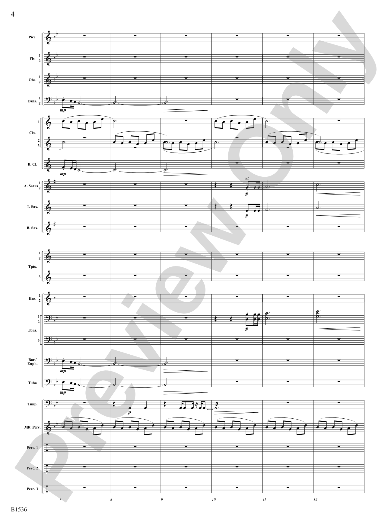 To the Sky: Concert Band Conductor Score & Parts