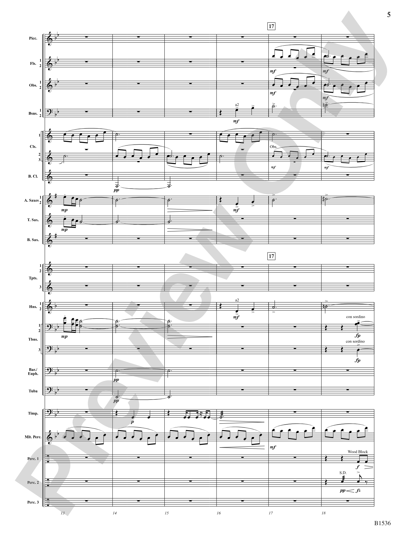 To the Sky: Concert Band Conductor Score & Parts
