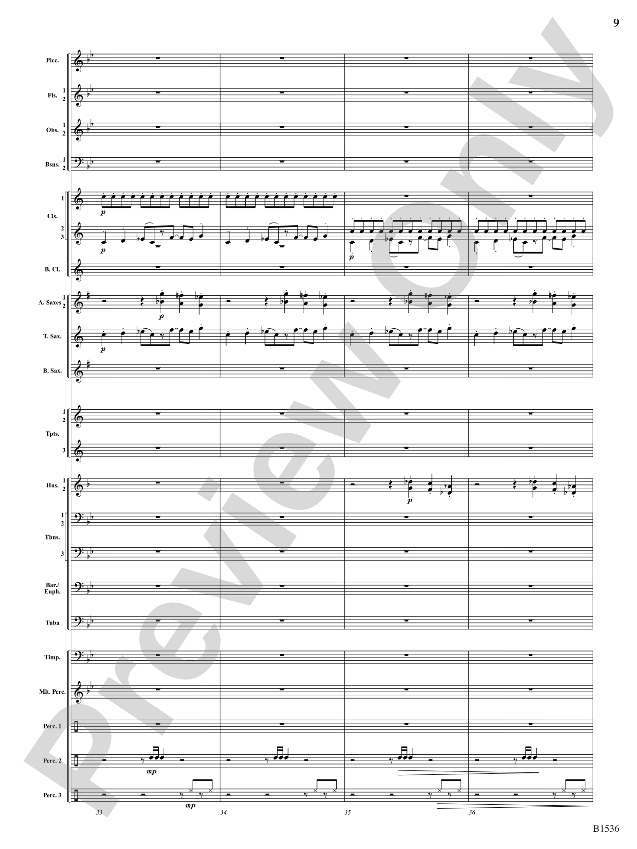 To the Sky: Concert Band Conductor Score & Parts