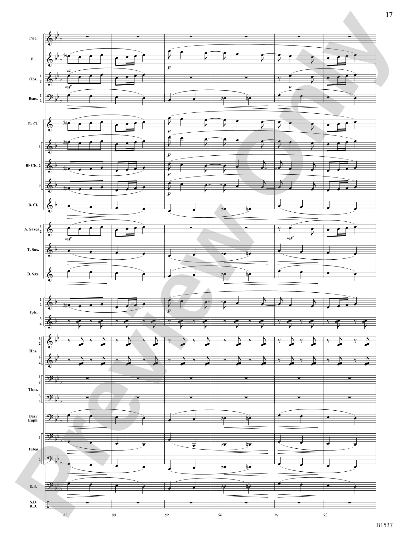 Galop: Concert Band Conductor Score & Parts