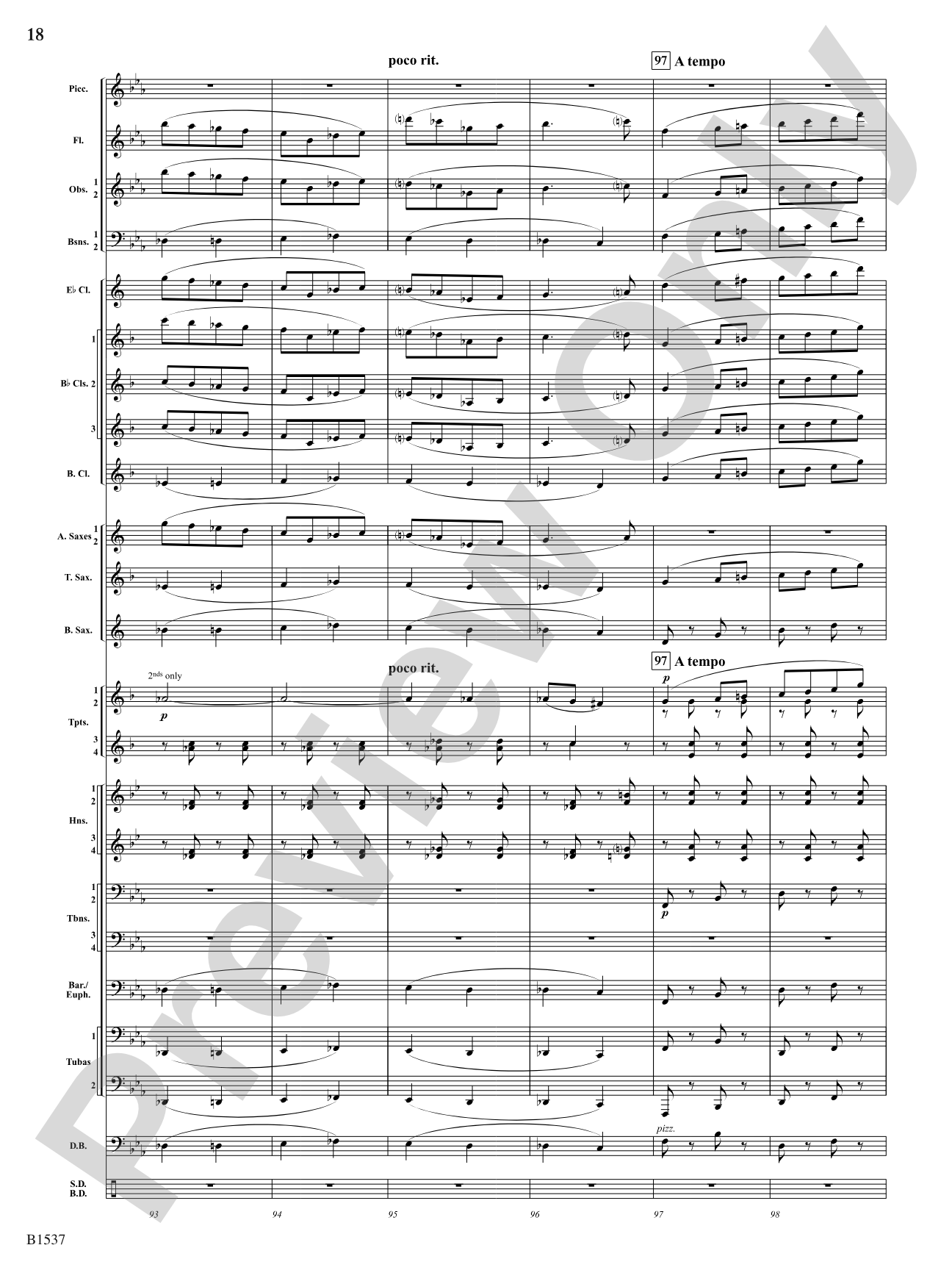 Galop: Concert Band Conductor Score & Parts