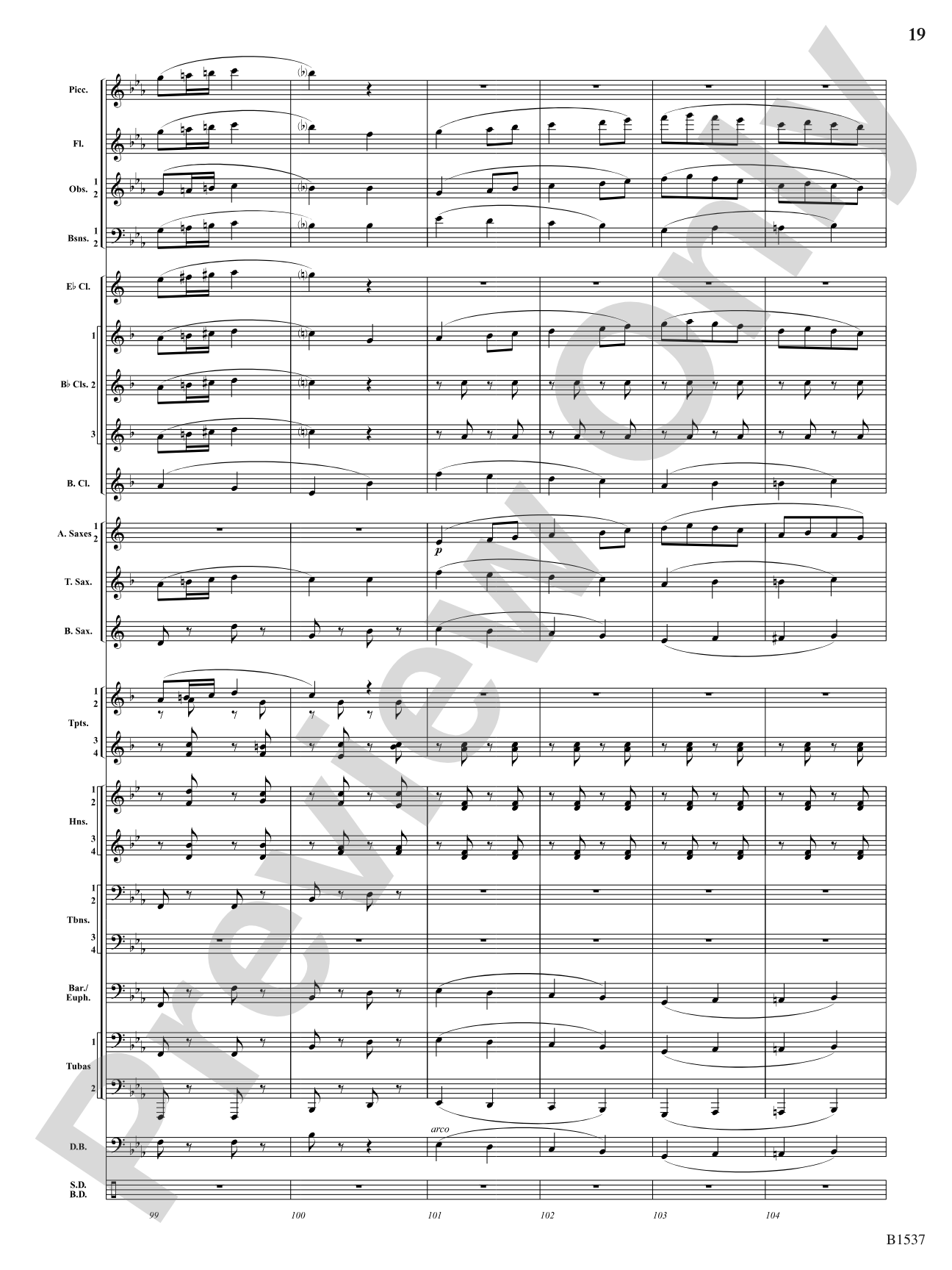 Galop: Concert Band Conductor Score & Parts