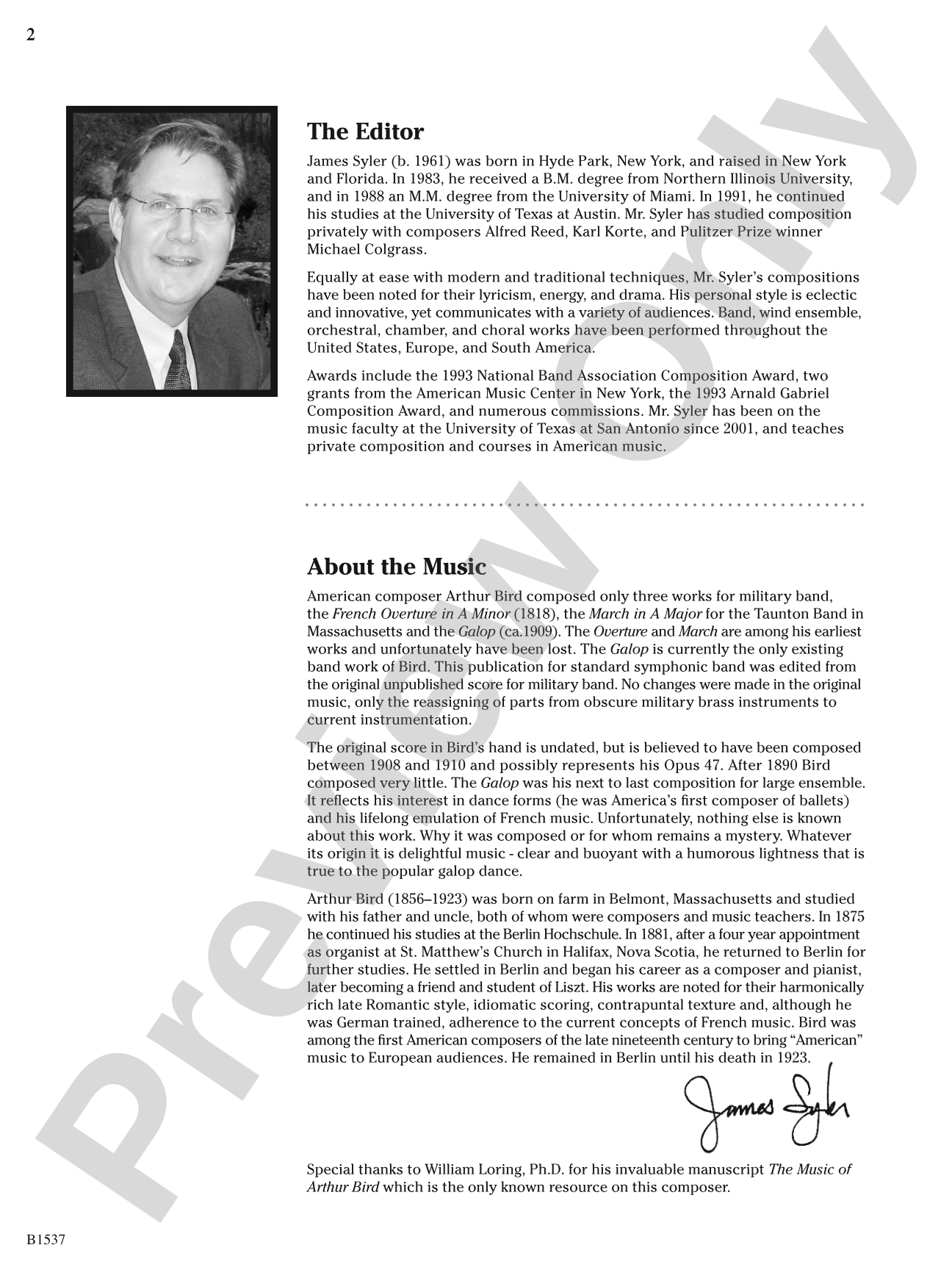 Galop: Concert Band Conductor Score & Parts