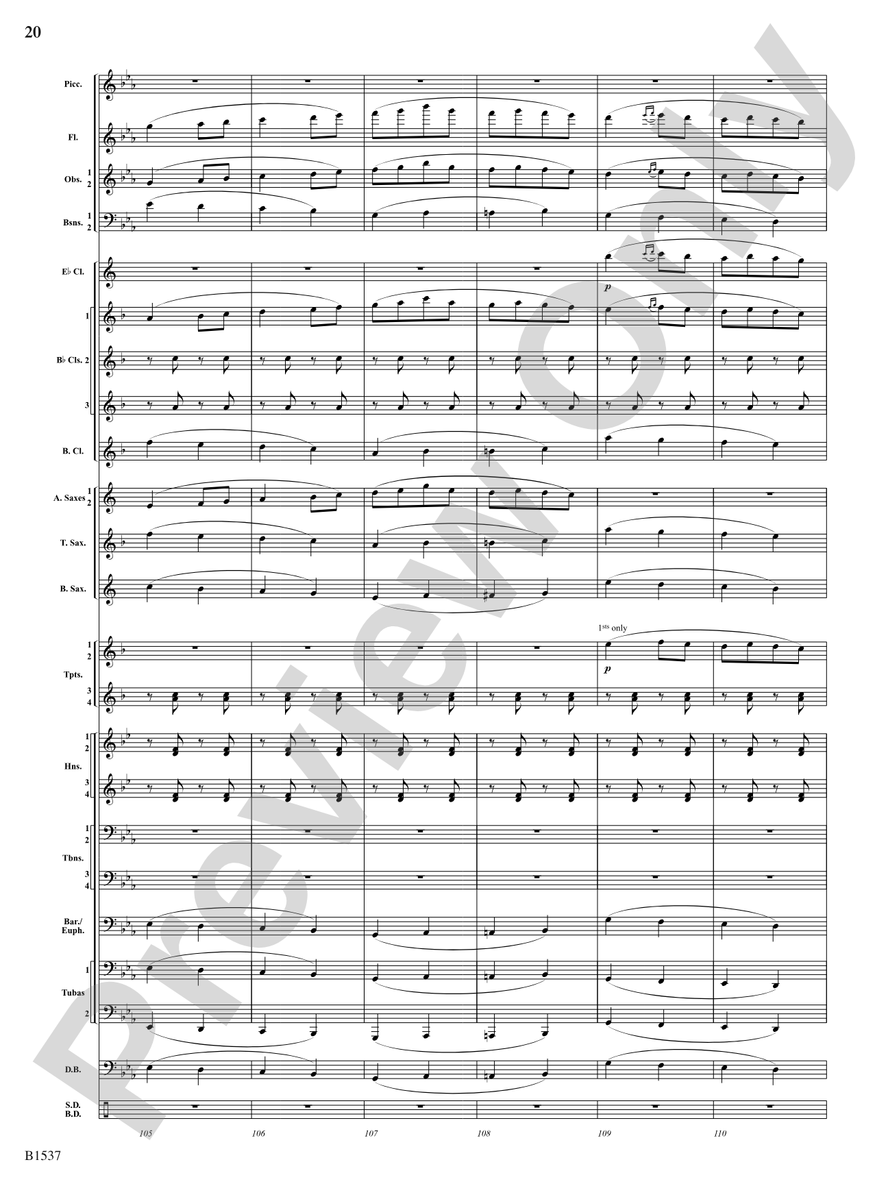 Galop: Concert Band Conductor Score & Parts