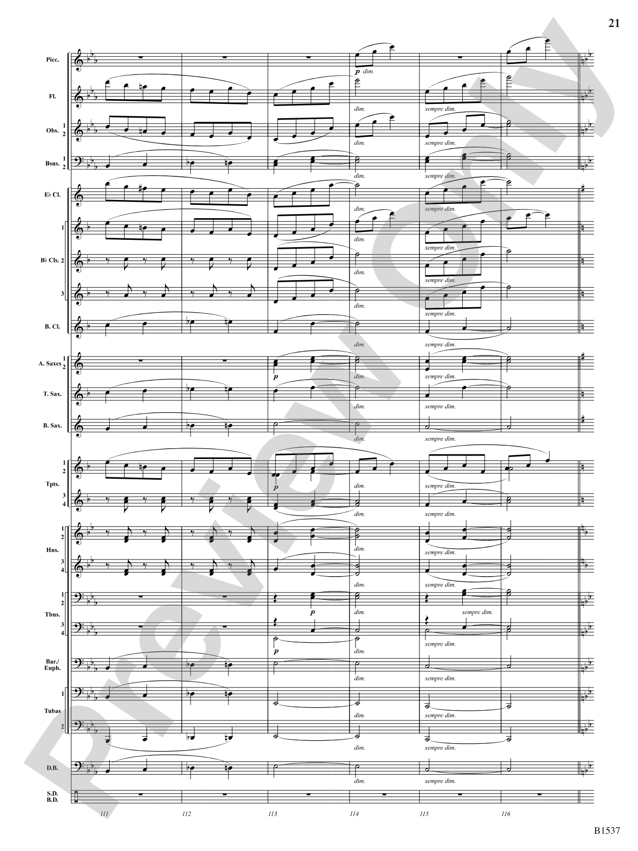 Galop: Concert Band Conductor Score & Parts