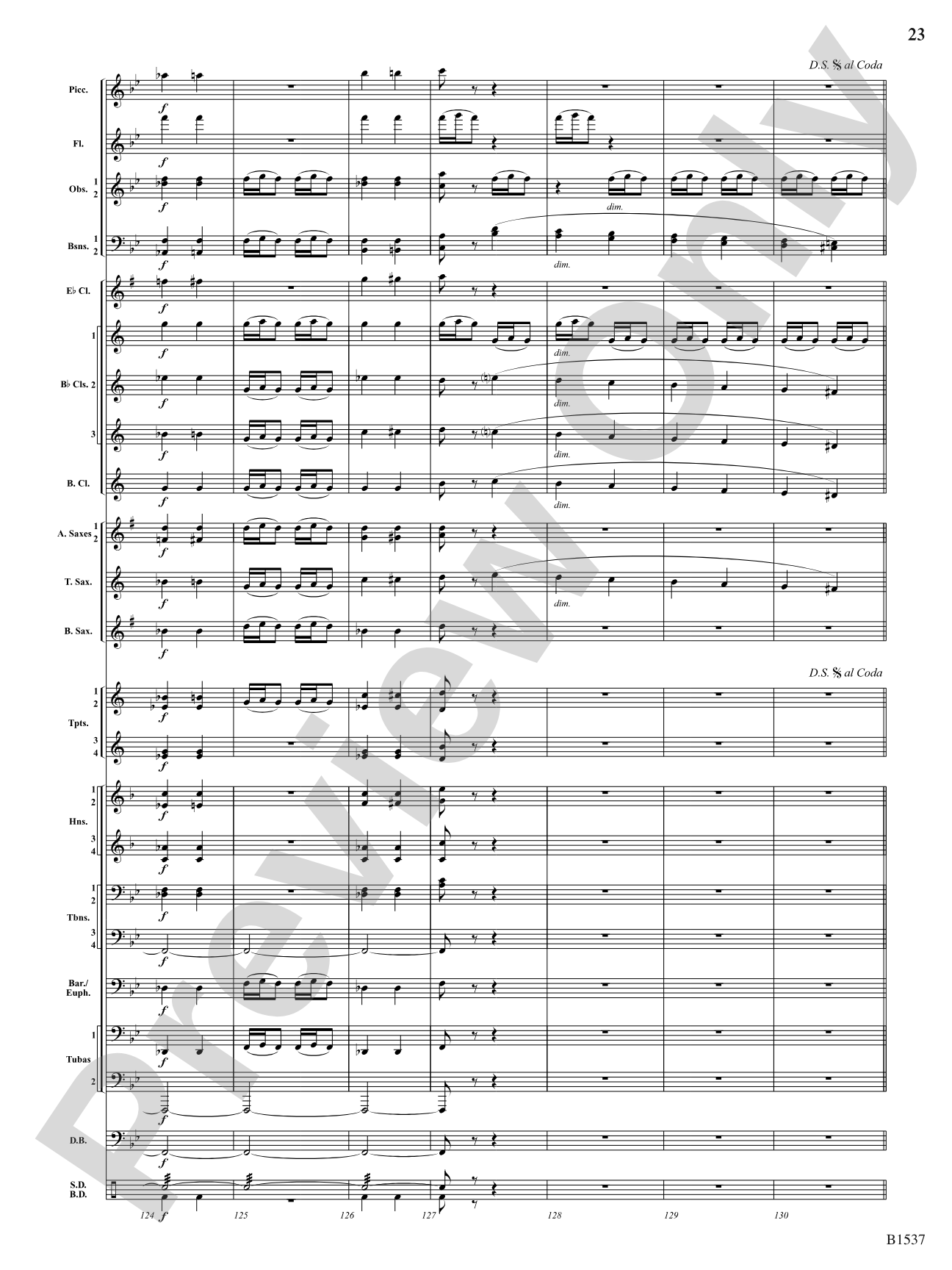 Galop: Concert Band Conductor Score & Parts